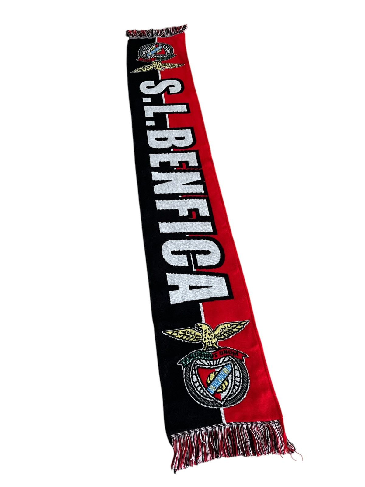 Vintage SL Benfica Scarf Sport Football Club Size ONE SIZE - 2 Thumbnail