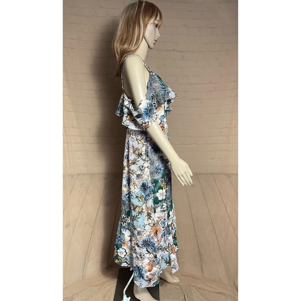 Other NWT New $129 Rachel Rachel Roy Wonderlust Floral Ruffled Dr Size L / US 10 / IT 46 - 4 Thumbnail