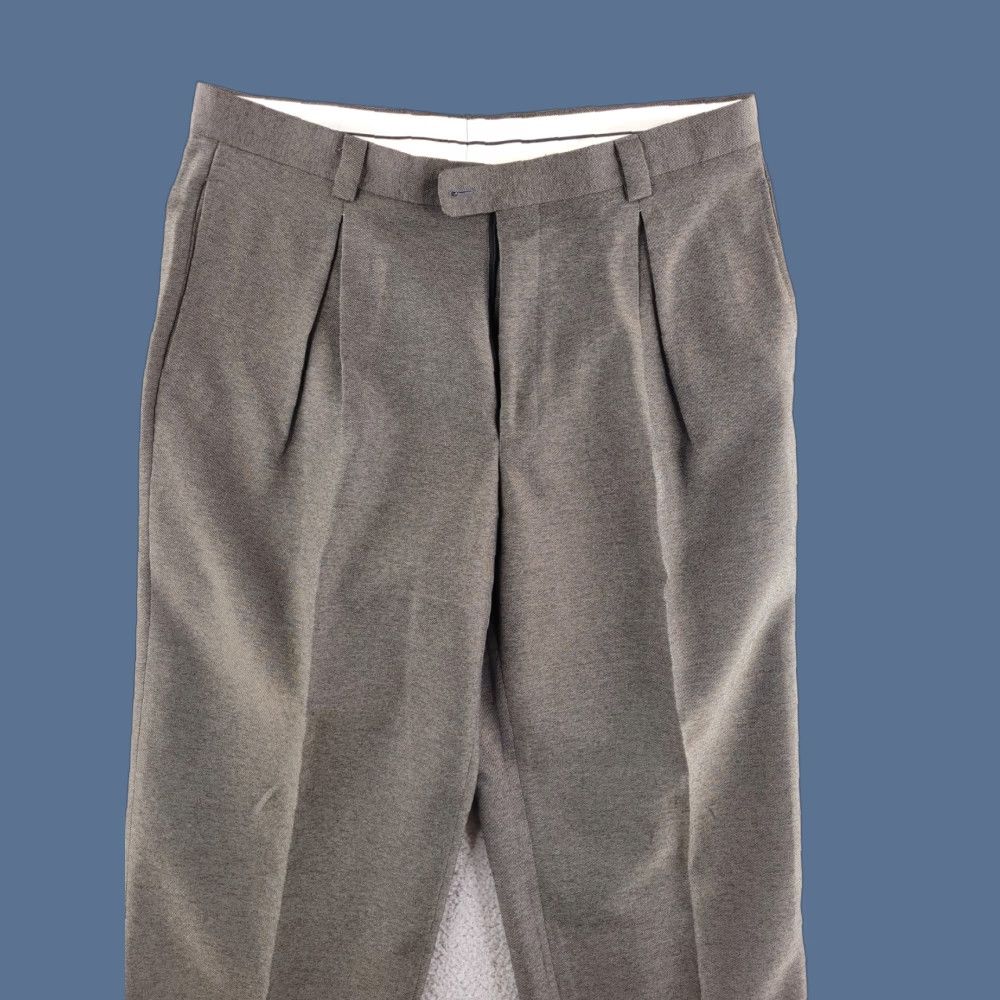 Vintage Falcone Dress Pants Mens 38x28 Relaxed Baggy Fit Brown Polyester Pants Mens 38 Brown Falcone Dress Pants Size US 38 / EU 54 - 1 Thumbnail