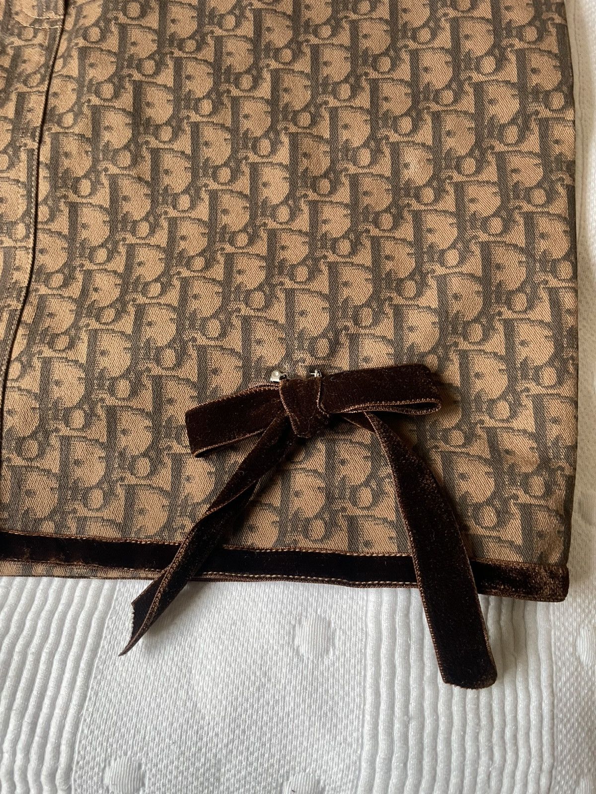 Dior CHRISTIAN DIOR MONOGRAM OBLIQUE SKIRT Size 27" / US 4 / IT 40 - 2 Thumbnail