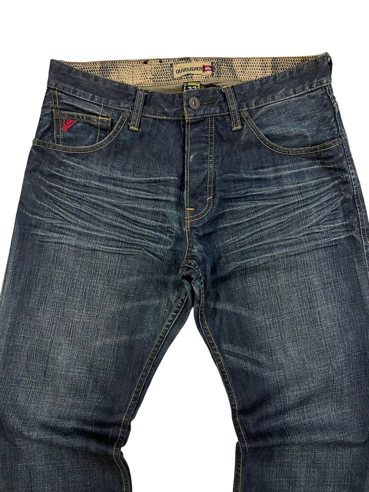 Quicksilver × Quiksilver Vintage Quiksilver Buster Faded Relaxed Fit Jeans Size US 32 / EU 48 - 3 Thumbnail
