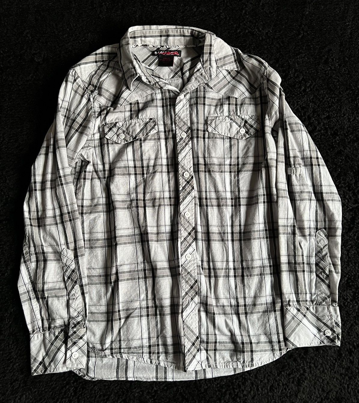 Other White Plaid Long Sleeve Button Down Shirt Men’s Medium Size US M / EU 48-50 / 2 - 1 Thumbnail