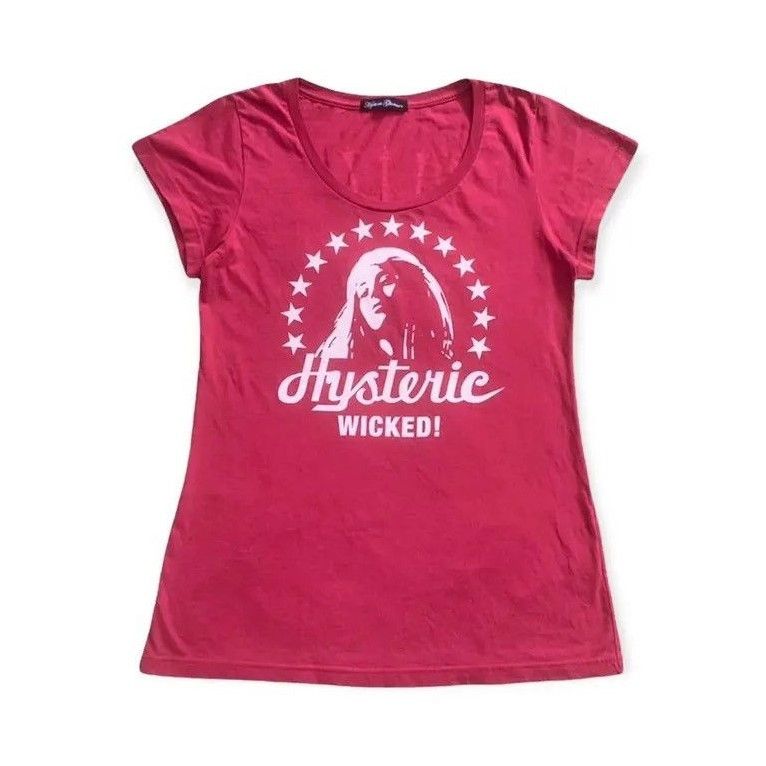 Hysteric Glamour Hysteric Glamour Wicked Graphic Pink Tee Size Free Size M / US 6-8 / IT 42-44 - 1 Thumbnail