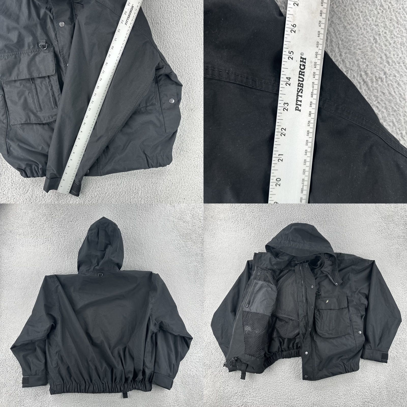 Vintage Frogg Toggs Jacket Full Zip Waterproof Black XL Men Rain Coat Hiking Outdoor Gear Size US XL / EU 56 / 4 - 9 Thumbnail