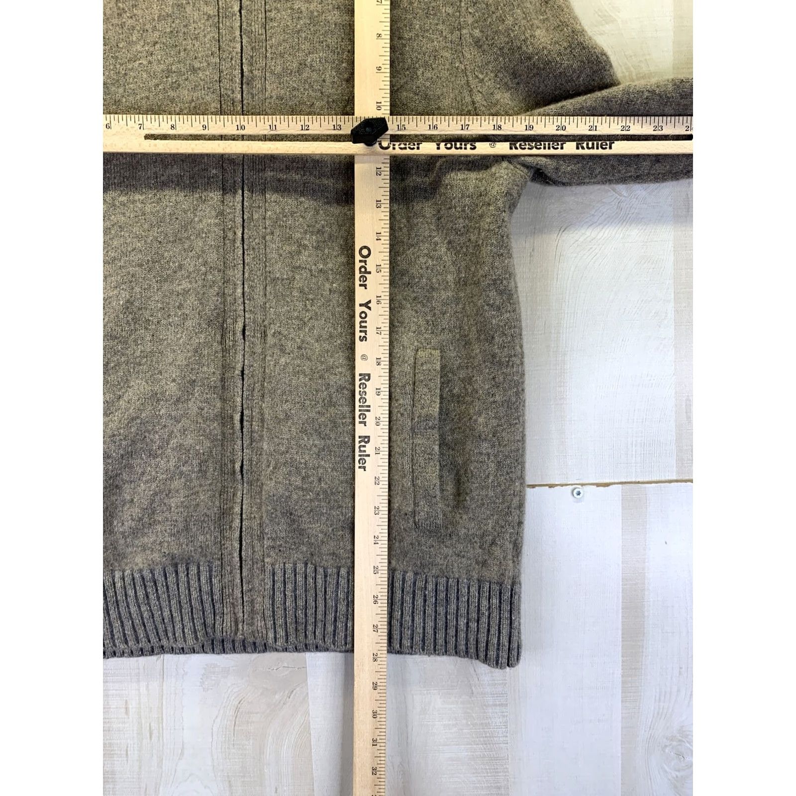 Vintage Black Brown 1826 Sweater Jacket Mens Full Zip Knit Beige Wool Blend M Medium-10729 Size US M / EU 48-50 / 2 - 7 Thumbnail