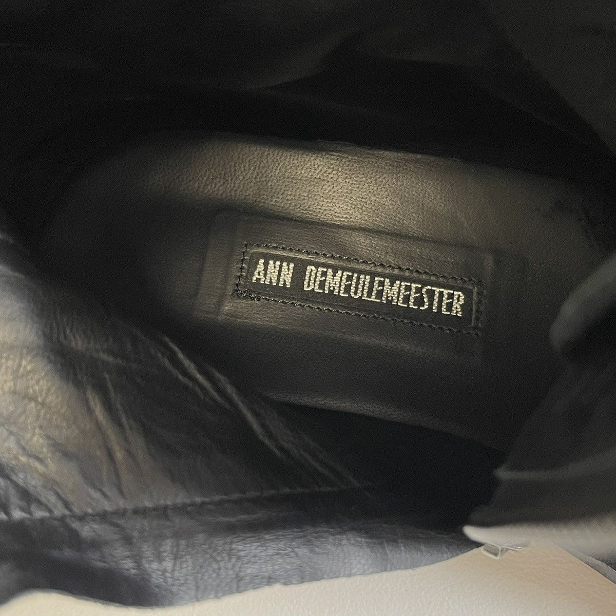Ann Demeulemeester A/W 13 Black Suede Combat boots Size US 9 / EU 42 - 14 Thumbnail