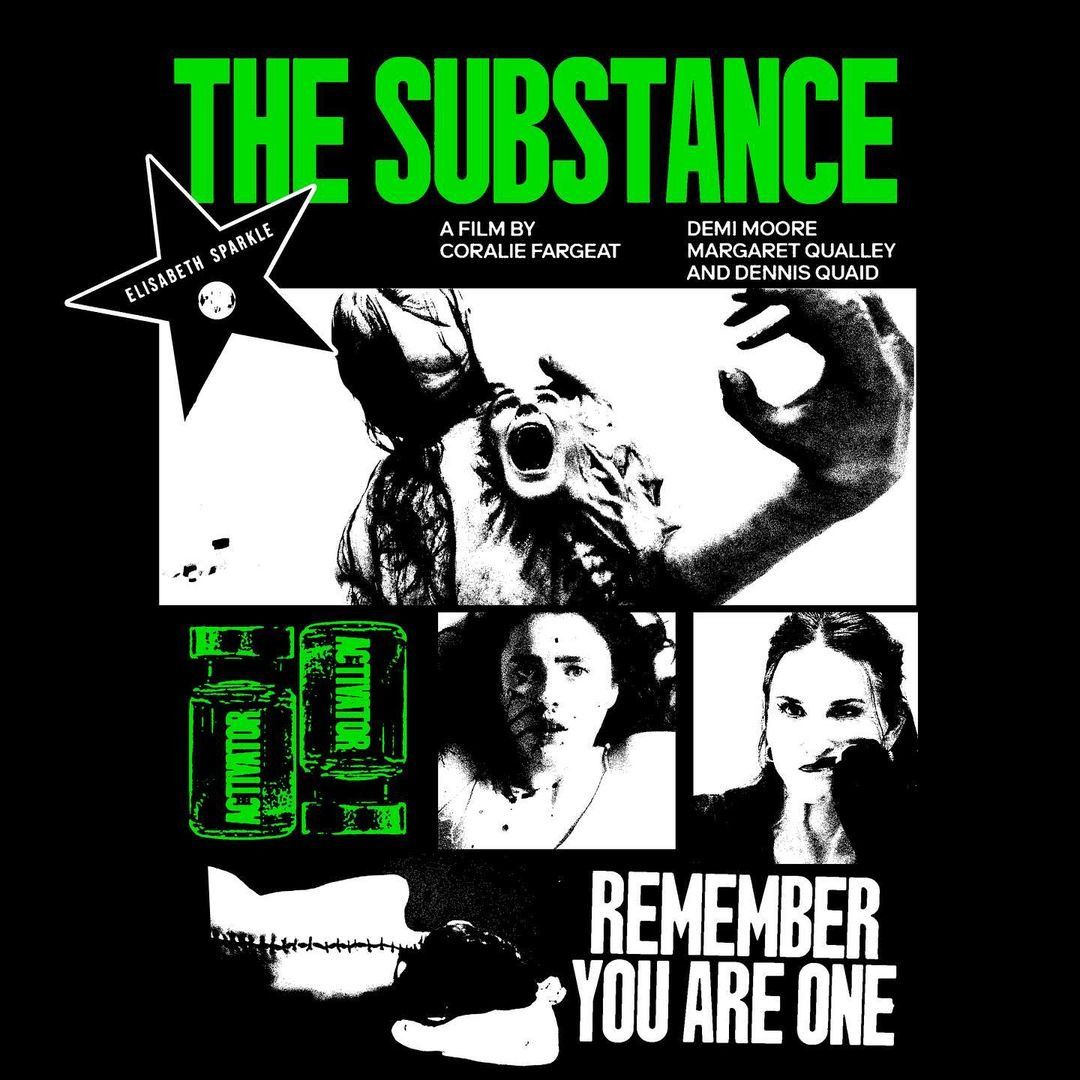 Band Tees The Substance Movie Tees Black Size US L / EU 52-54 / 3 - 3 Thumbnail