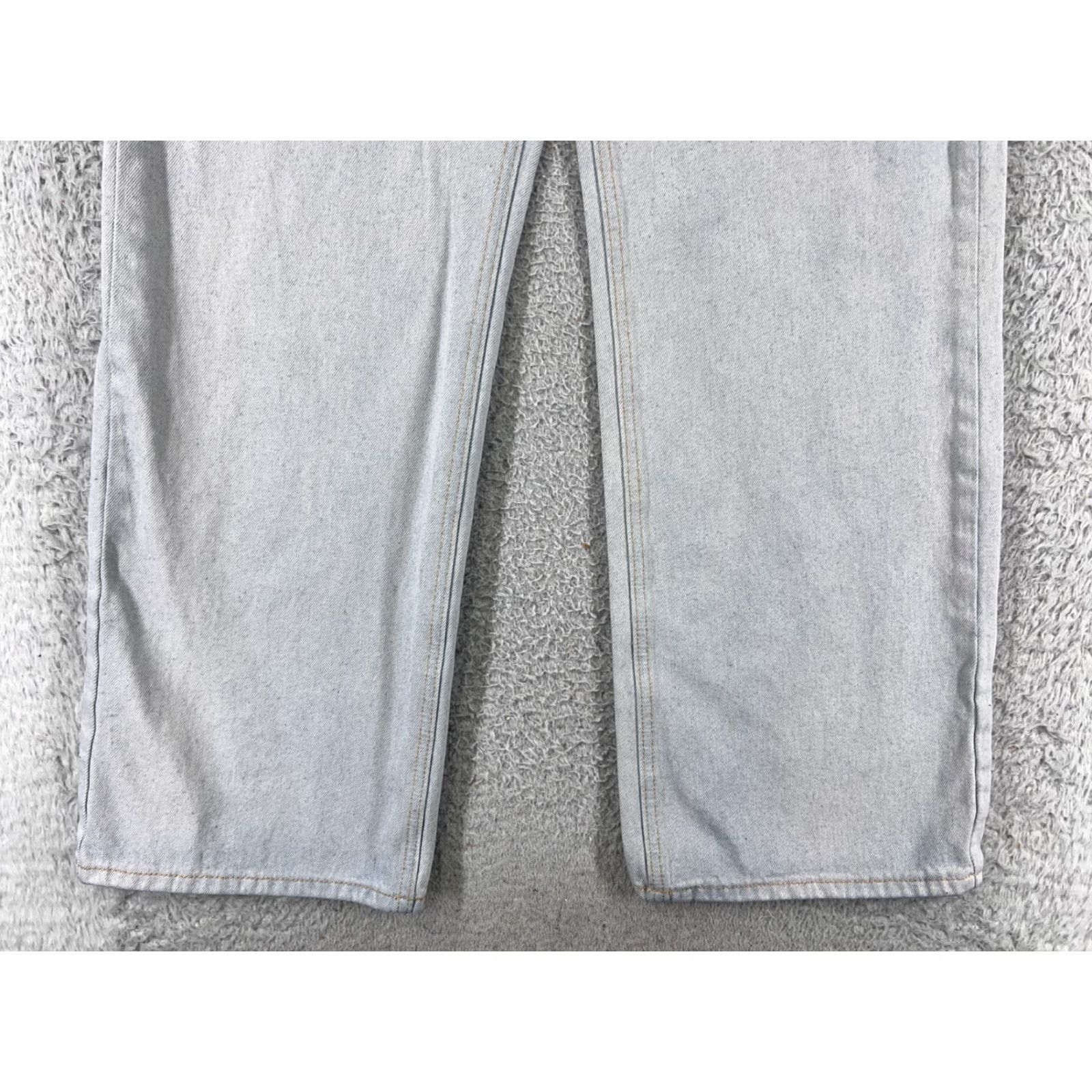 Vintage Numero Jeans Womens 29 Blue Denim Wide-Leg Light Wash Cotton Blend 25x30 Regular 5-Pocket Design Mens? Size 29" - 5 Thumbnail