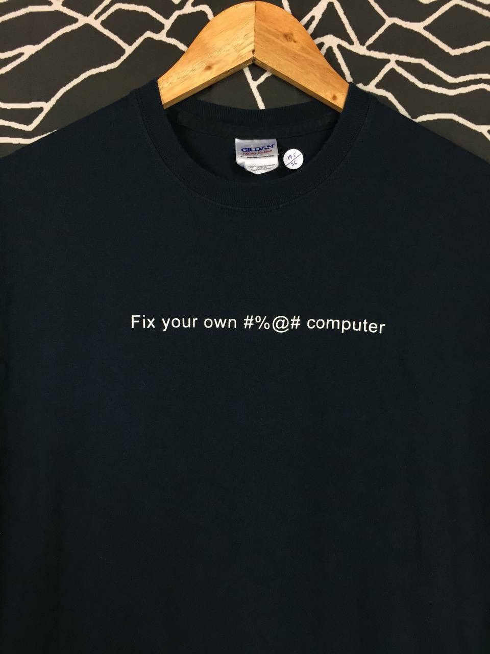 Vintage Vtg Fix Your Own #%@# Computer Funny Humor Tee Size US M / EU 48-50 / 2 - 3 Thumbnail