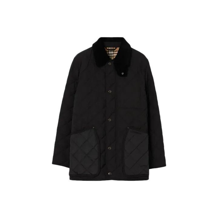 Burberry Burberry Quilted Corduroy Collar Jacket for Men Size US XL / EU 56 / 4 - 1 Thumbnail