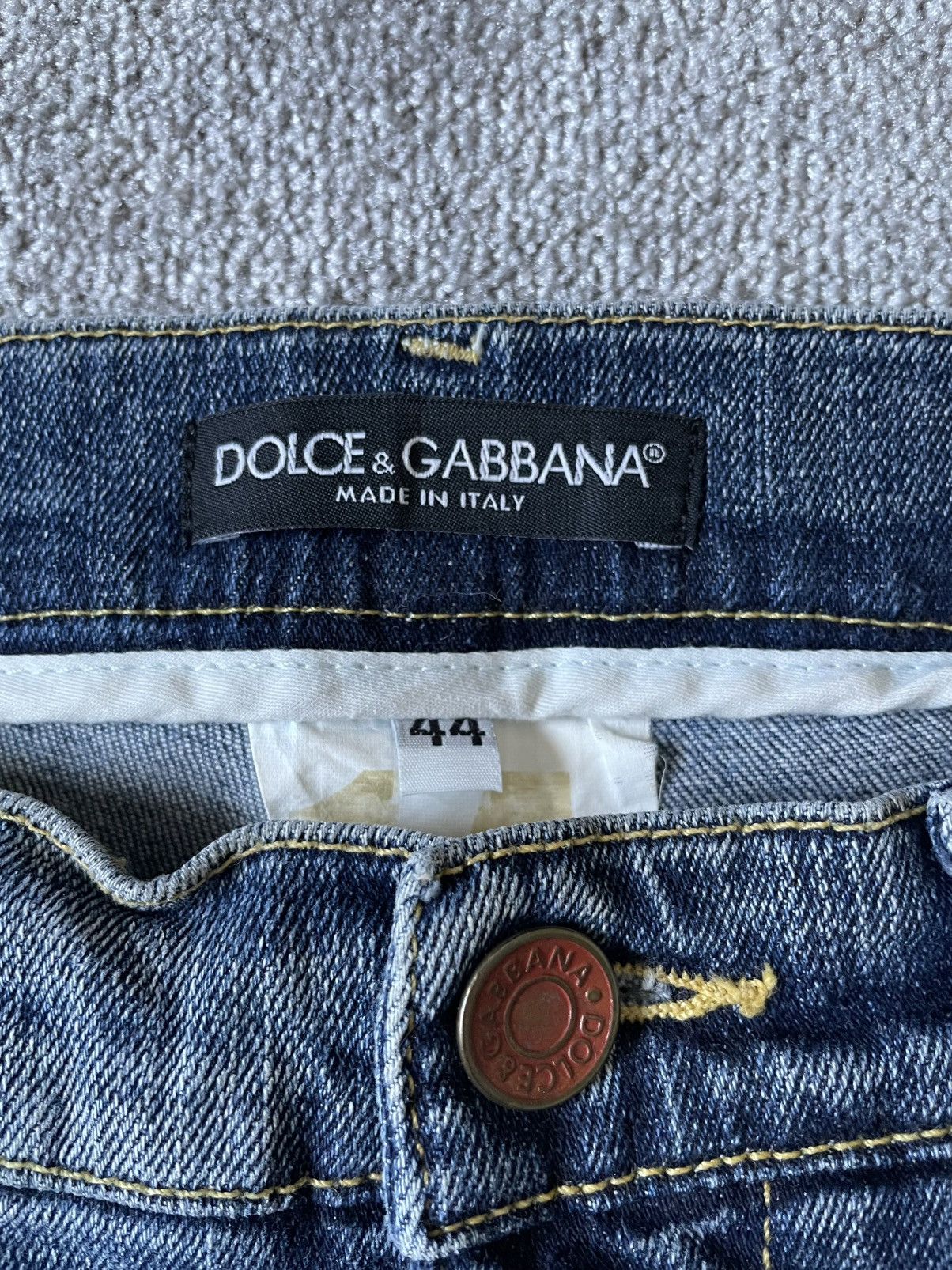 Dolce & Gabbana Slim Washed Jeans Size US 34 / EU 50 - 3 Thumbnail