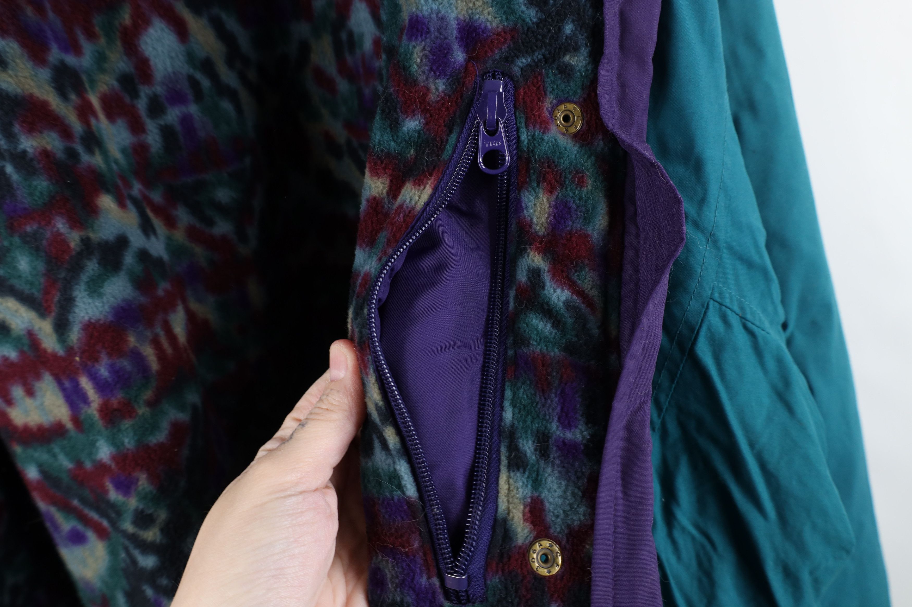 Columbia Vintage 90s Columbia Fleece Lined Hooded Parka Jacket Size 3XL / US 20-22 - 11 Thumbnail