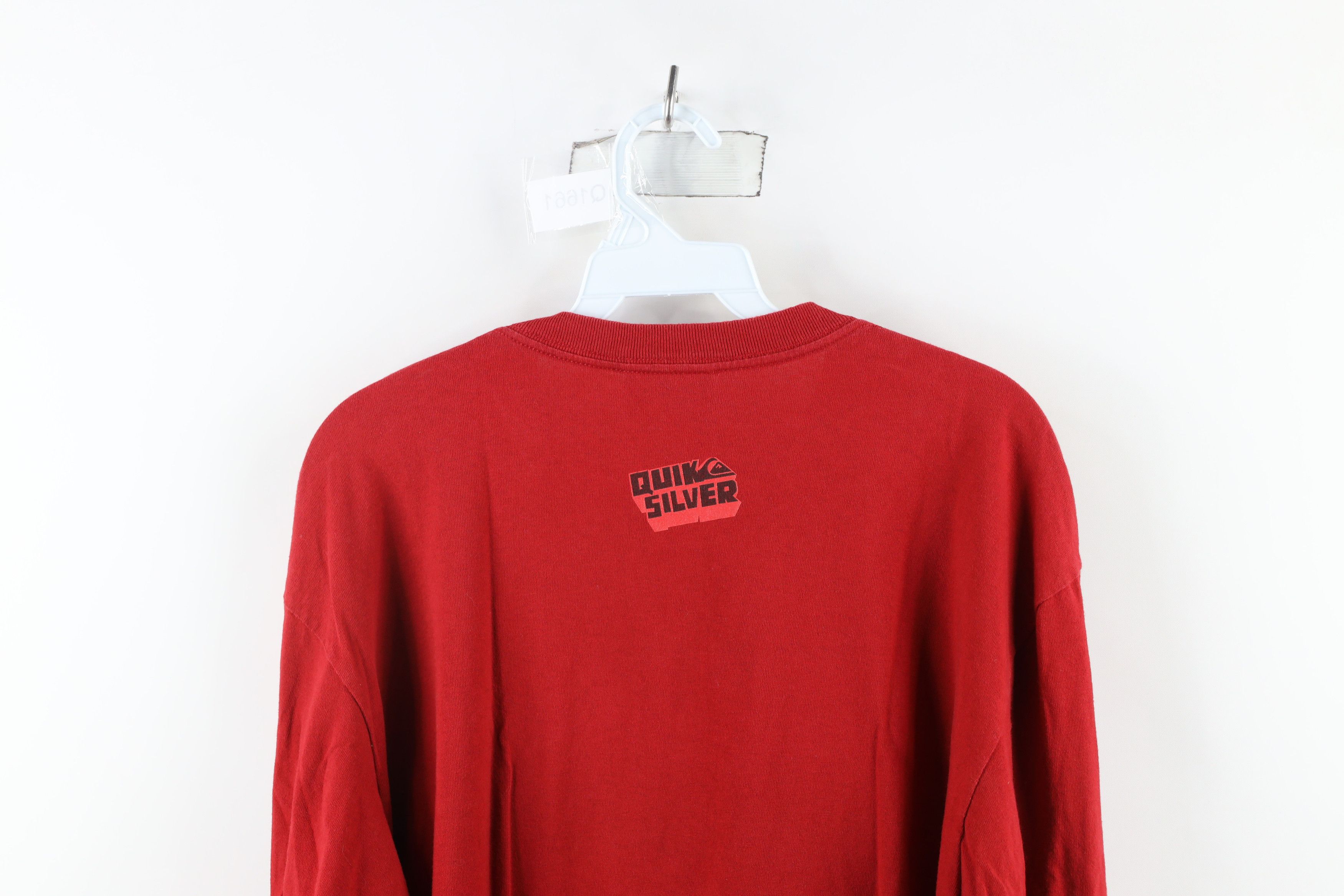 Quiksilver × Vintage Vintage 90s Quiksilver Surfing Less Talk More Rock T-Shirt Size US L / EU 52-54 / 3 - 9 Thumbnail