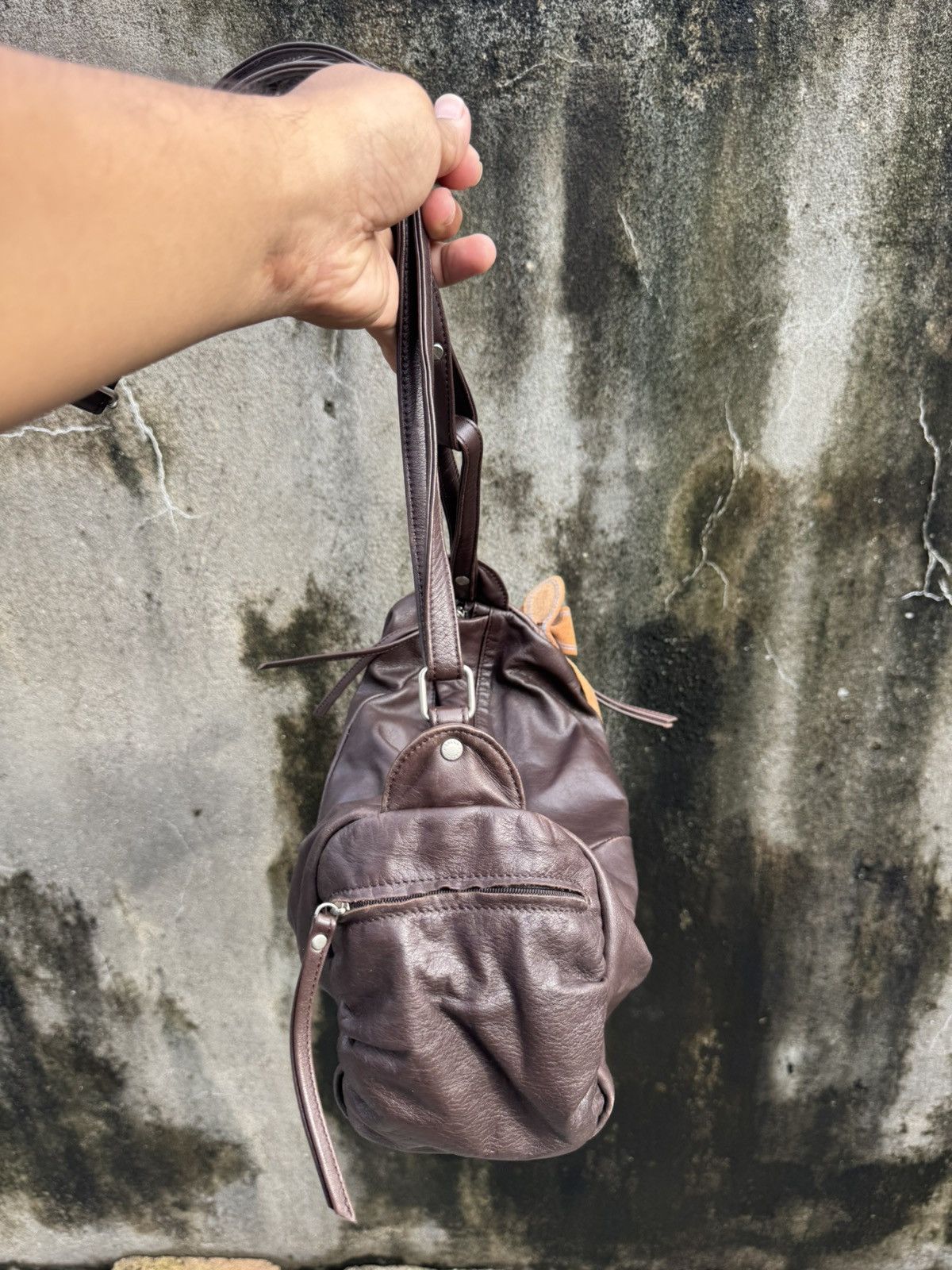 Yohji Yamamoto Ysaccs By Yohji Yamamoto Leather Bag Size ONE SIZE - 2 Thumbnail