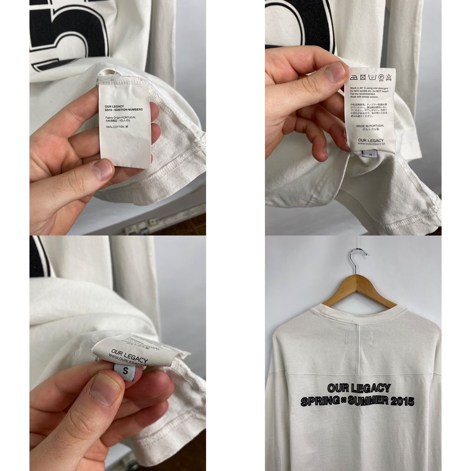 Our Legacy OUR LEGACY Sweatshirt Retro Hype Y2K White S Mens Shirt Size US S / EU 44-46 / 1 - 8 Thumbnail
