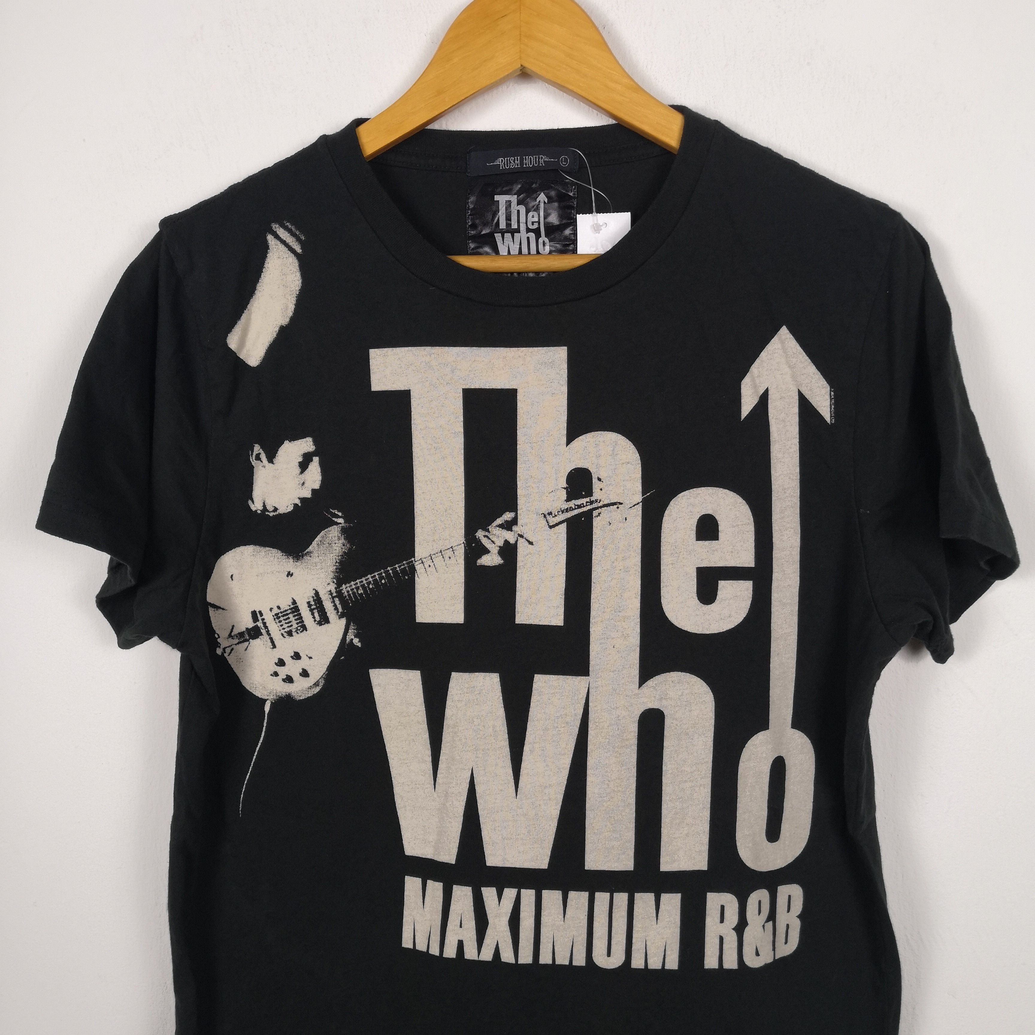 Band Tees Vintage Y2K The Who T-Shirt English Rock Band Crewneck Tees Size US M / EU 48-50 / 2 - 2 Thumbnail