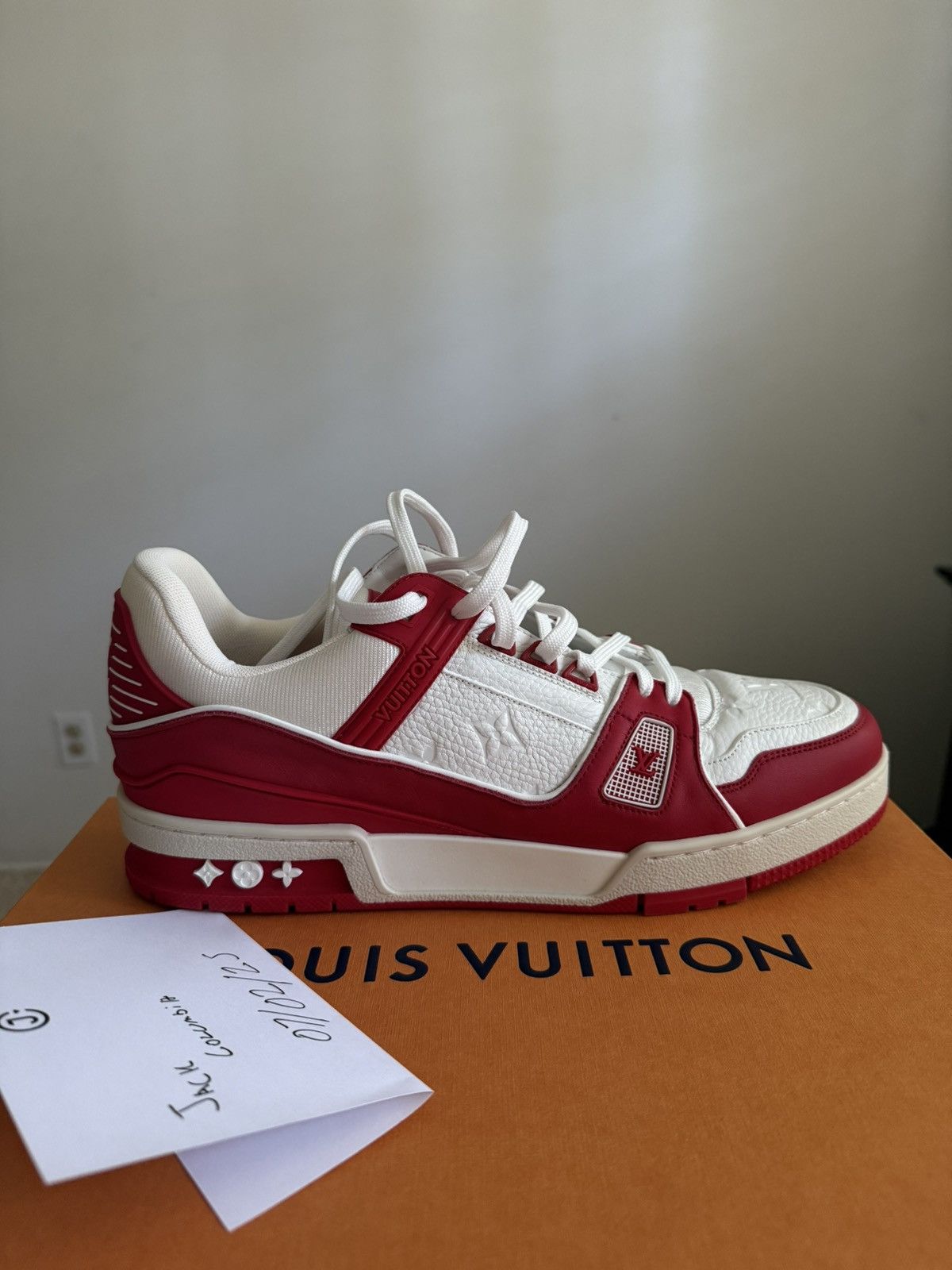 Louis Vuitton Louis Vuitton Trainer (Red) Size US 9.5 / EU 42-43 - 8 Thumbnail