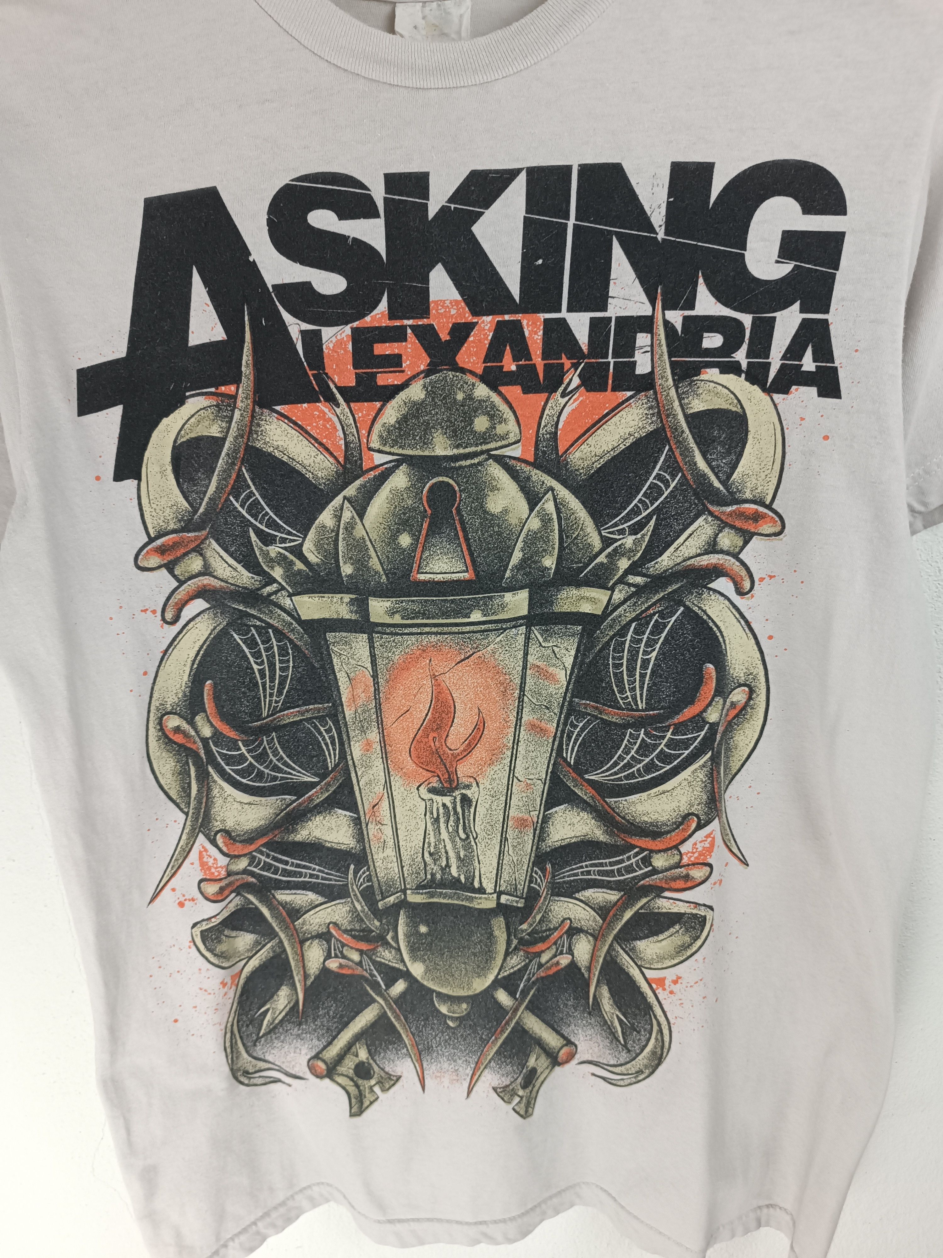 Band Tees VINTAGE Y2K ASKING ALEXANDRIA VERY RARE METALCORE TEE Size US M / EU 48-50 / 2 - 9 Thumbnail