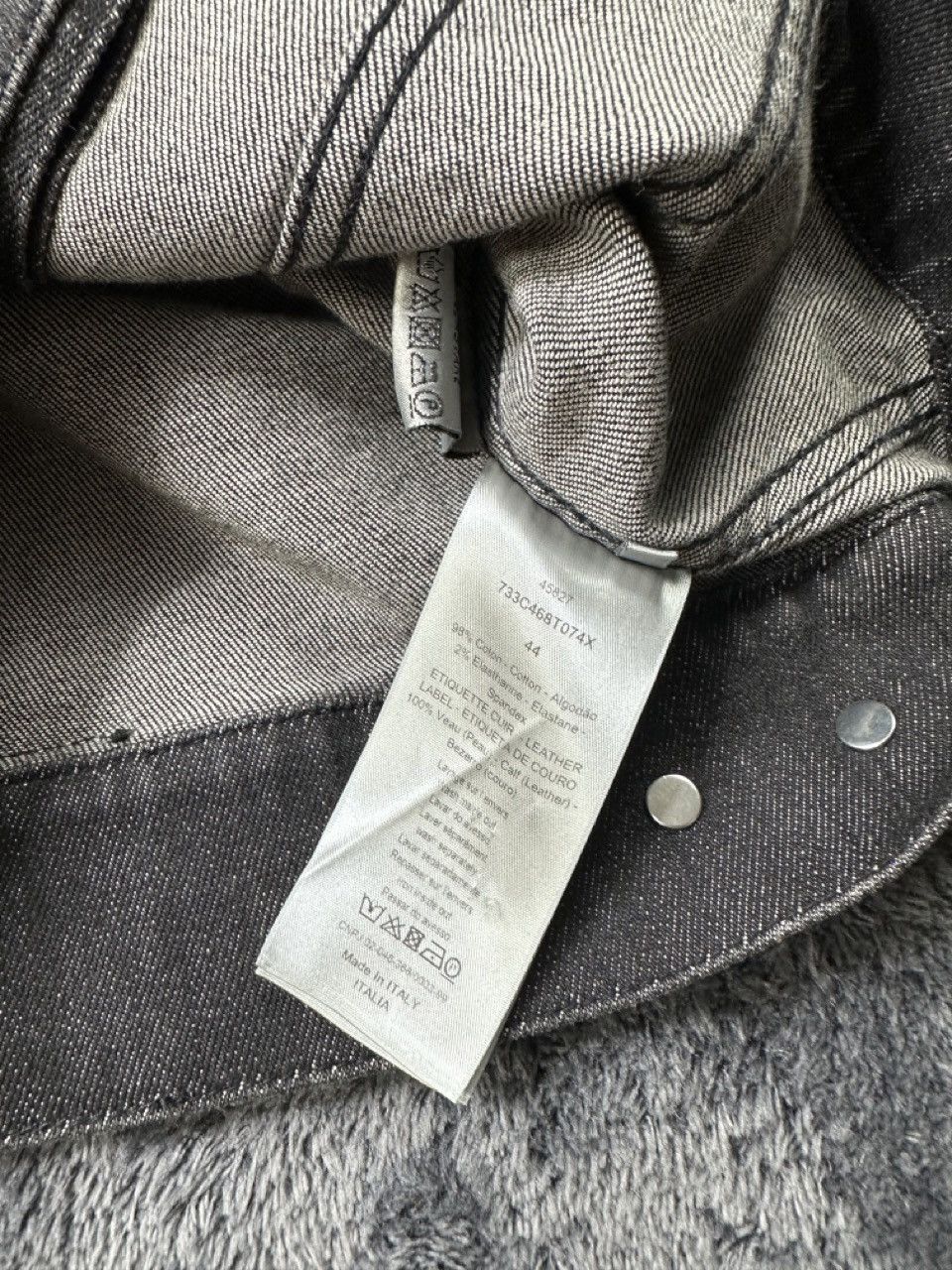 Dior FW17 Black Denim "Hardior" Jacket Size US XS / EU 42 / 0 - 10 Thumbnail