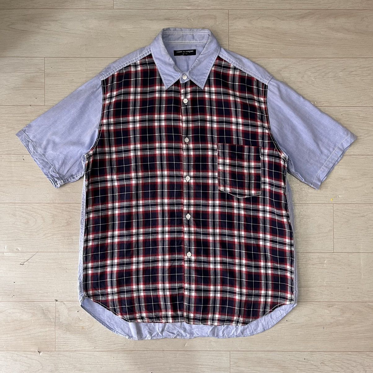 Comme des Garcons Homme Comme des garçons homme cut & sew shirt 2009 Size US L / EU 52-54 / 3 - 1 Thumbnail