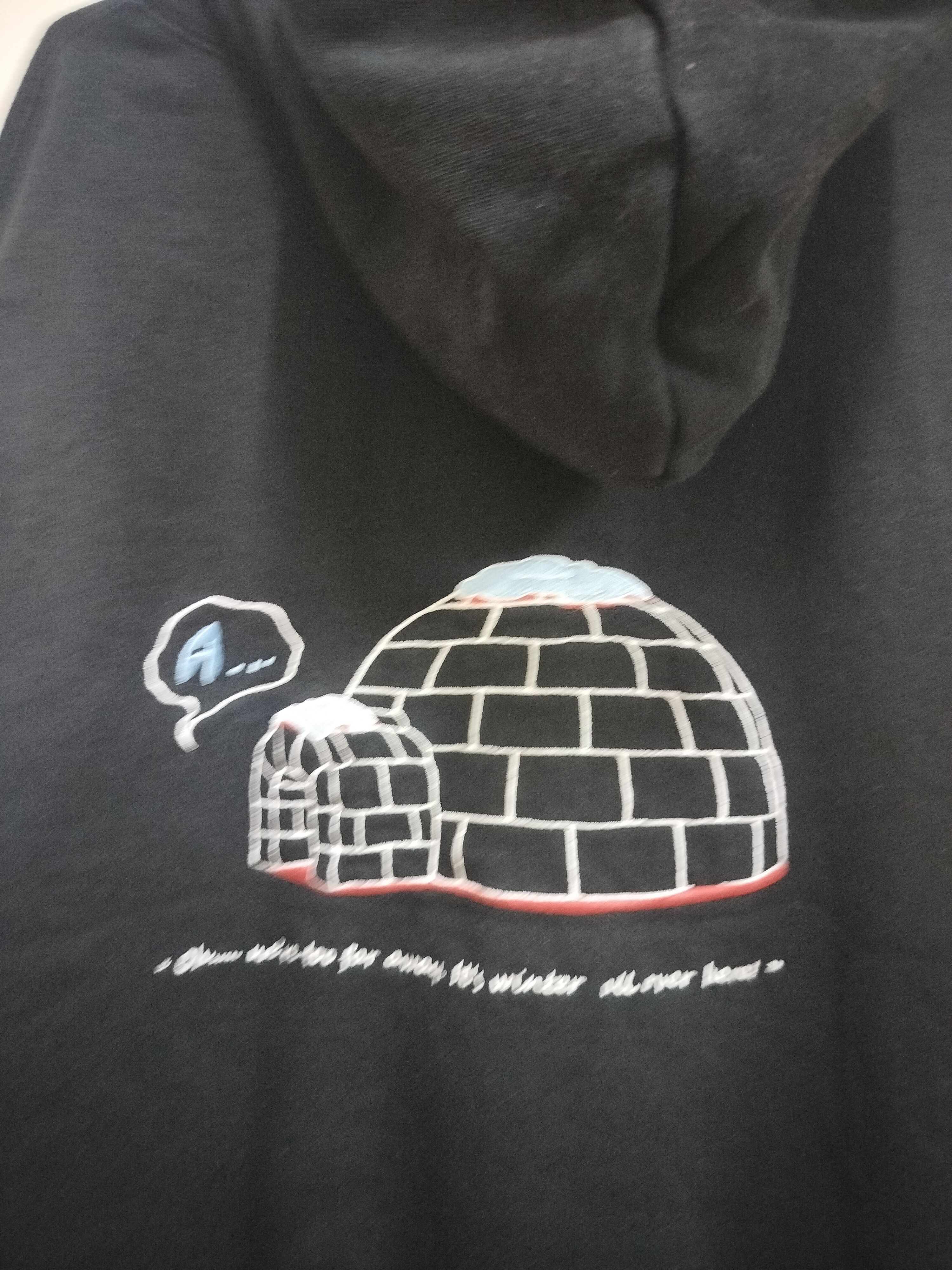 Japanese Brand Compagno igloo streetwear black hoodie Size US XL / EU 56 / 4 - 2 Thumbnail
