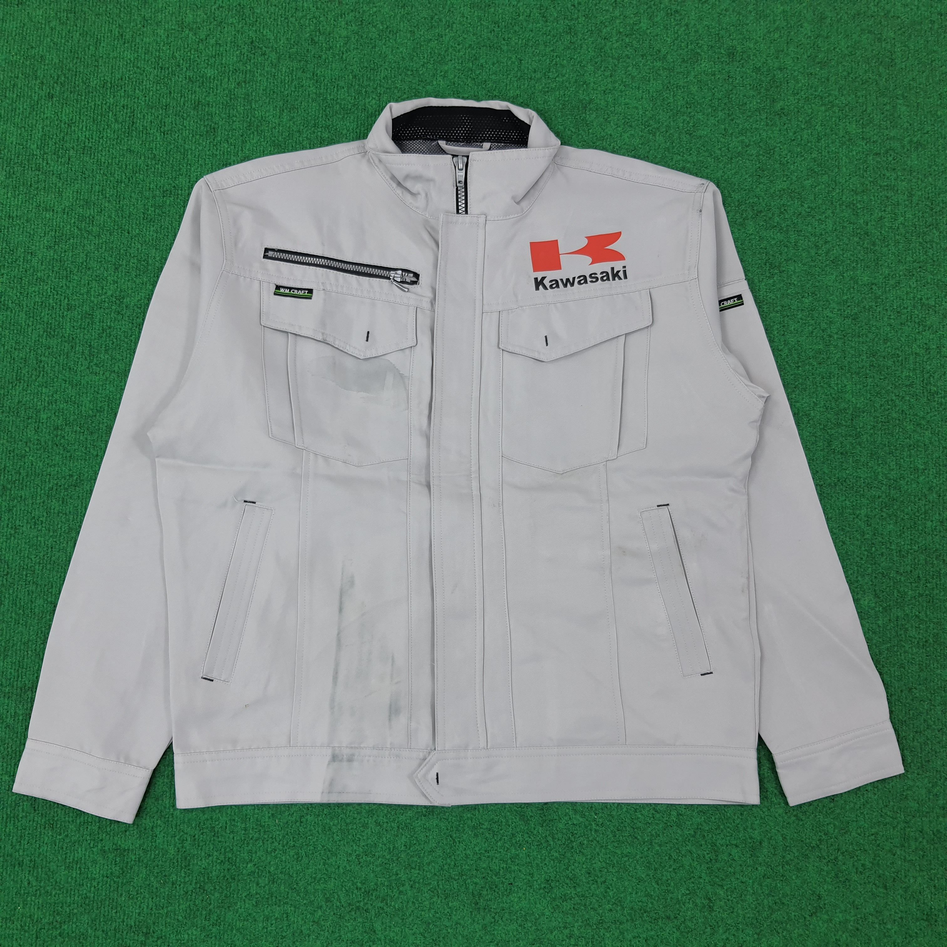 Japanese Brand × Vintage Vintage KAWASAKI Motorsports Racing Jacket C231N28 Size US M / EU 48-50 / 2 - 3 Thumbnail