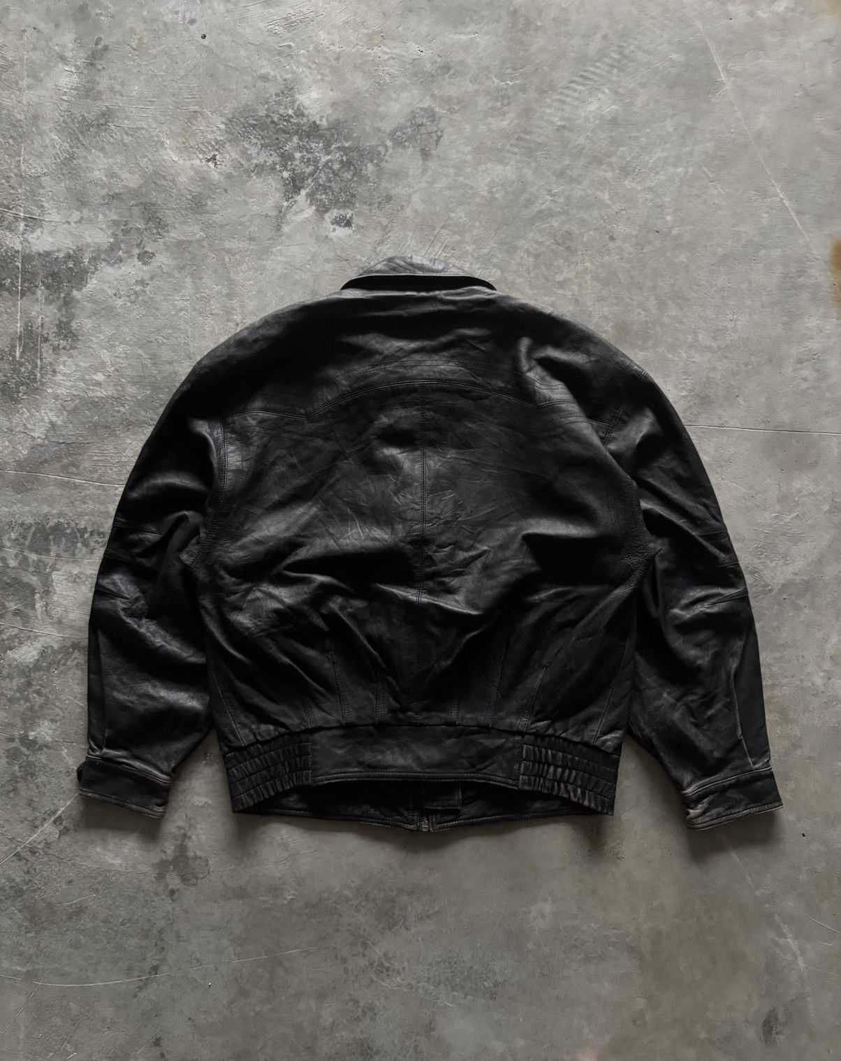 Pierre Balmain PIERRE BALMAIN PARIS LEATHER JACKET BIKER PILOT VINTAGE Size US L / EU 52-54 / 3 - 2 Thumbnail