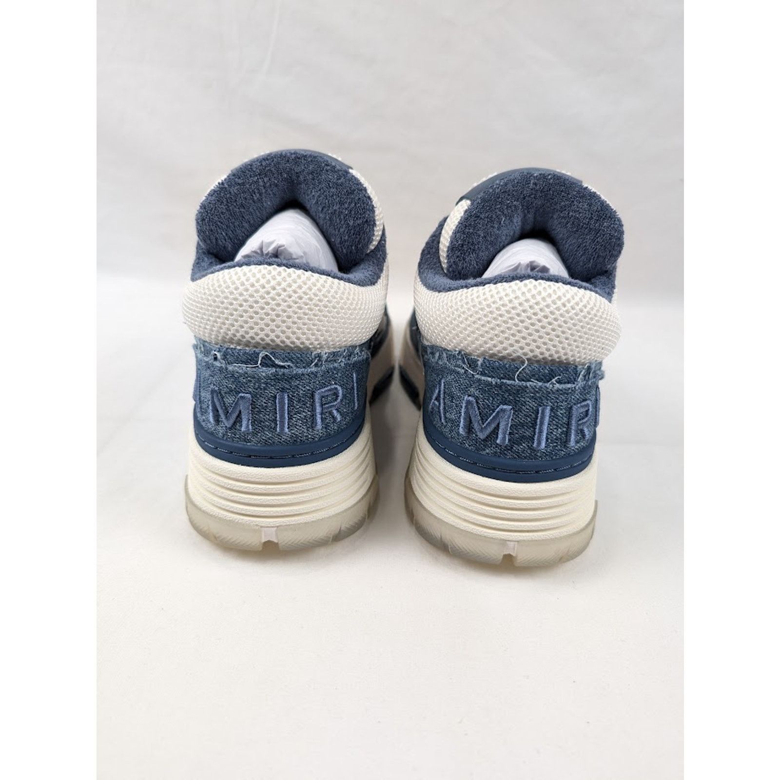 Amiri o1rshd1 Q:2 / Vintage Denim MA-1 Sneakers in Washed Indigo Size US 11 / EU 44 - 17 Thumbnail