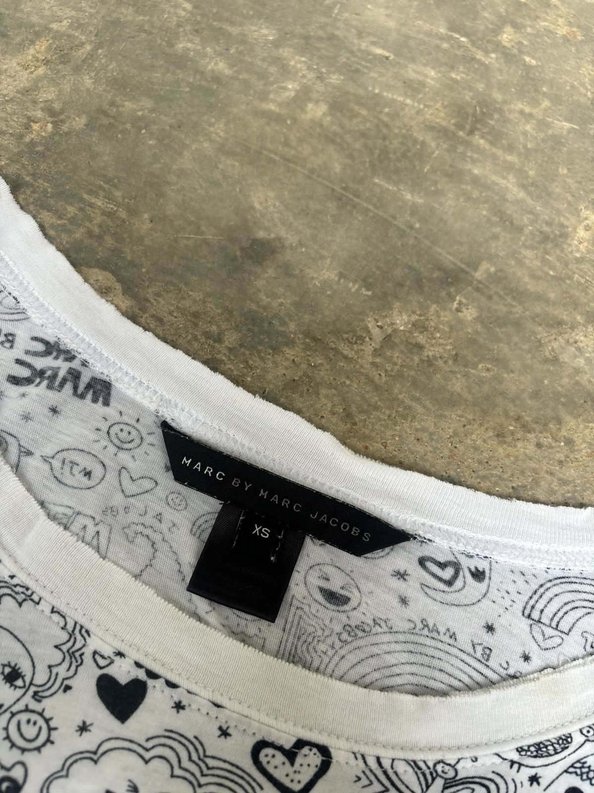 Hysteric Glamour Y2k Marc by Marc Jacobs Full Print Tshirt Size XS / US 0-2 / IT 36-38 - 6 Thumbnail