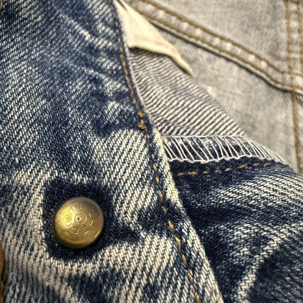 Warehouse 🔥🇯🇵 Vintage 90s Warehouse Distressed Denim Size US 31 - 14 Thumbnail