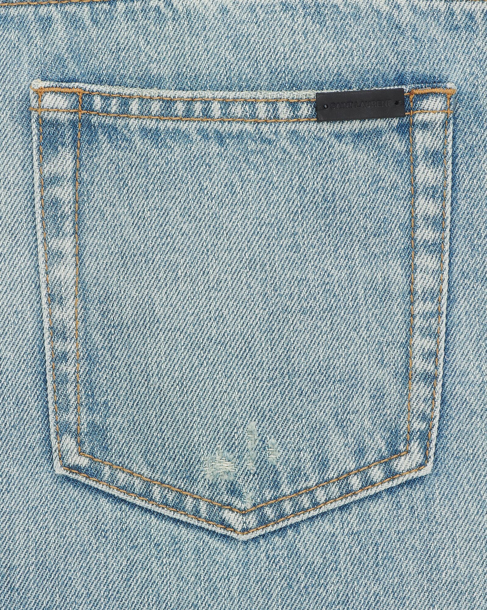 Saint Laurent Paris o1tr1nto0325 750948 Cindy Jeans in Dark Summer Denim Blue Size 27" / US 4 / IT 40 - 4 Thumbnail