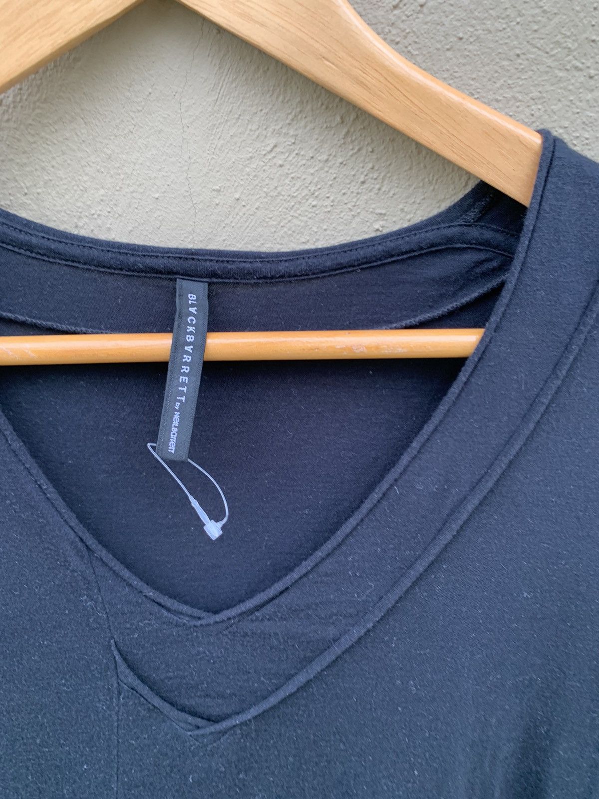 Black Barrett Black Barrett by Neil Barrett Strech soft Distress Tee Size US M / EU 48-50 / 2 - 4 Thumbnail