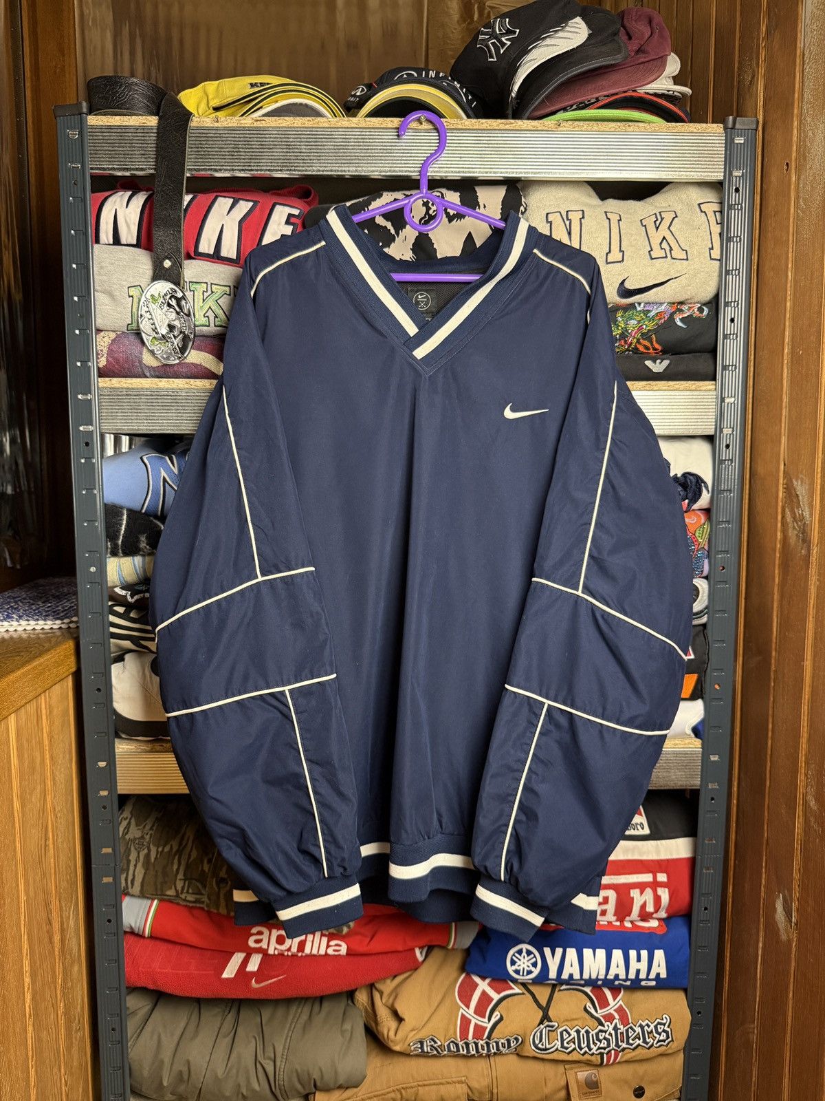 Nike 90s Nike Vintage Y2K Track Jacket Size US XL / EU 56 / 4 - 1 Thumbnail