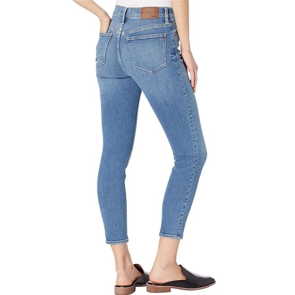Madewell Madewell 9" Midrise Skinny Crop Light Wash Jeans 27 Size 27" / US 4 / IT 40 - 2 Thumbnail