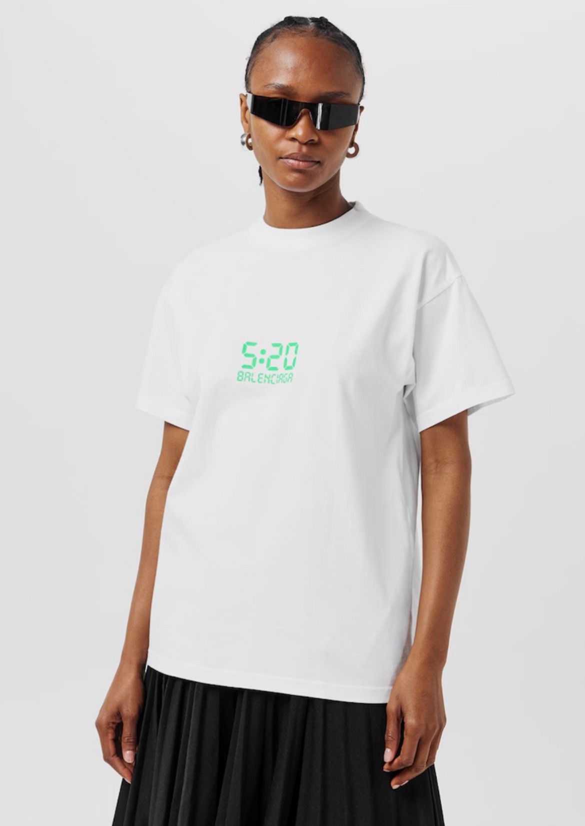 Balenciaga Balenciaga 5:20 clock tee Size M / US 6-8 / IT 42-44 - 1 Thumbnail