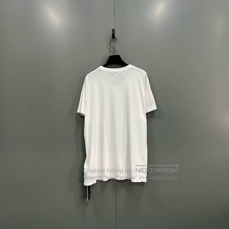 Amiri Amiri Size XL White printed logo short sleeves Size US XL / EU 56 / 4 - 2 Thumbnail