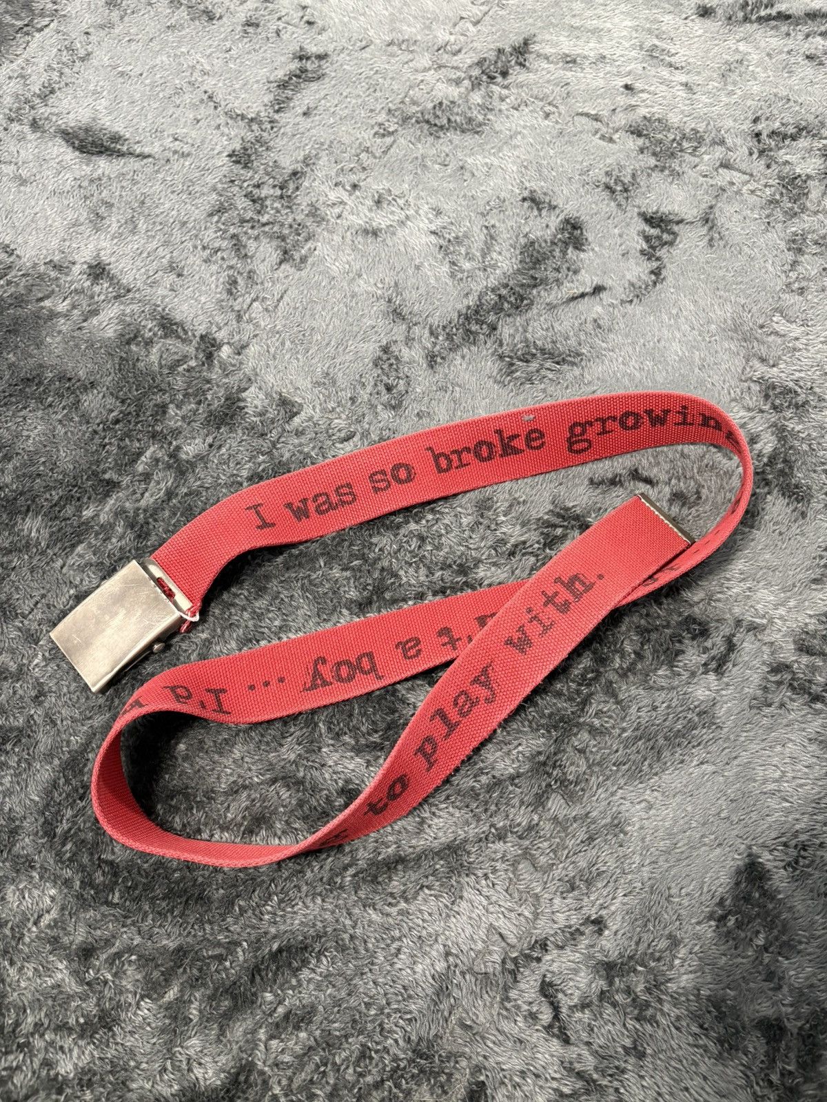 Hysteric Glamour Belt I was so broke Y2K Vintage Real Size ONE SIZE - 1 Thumbnail