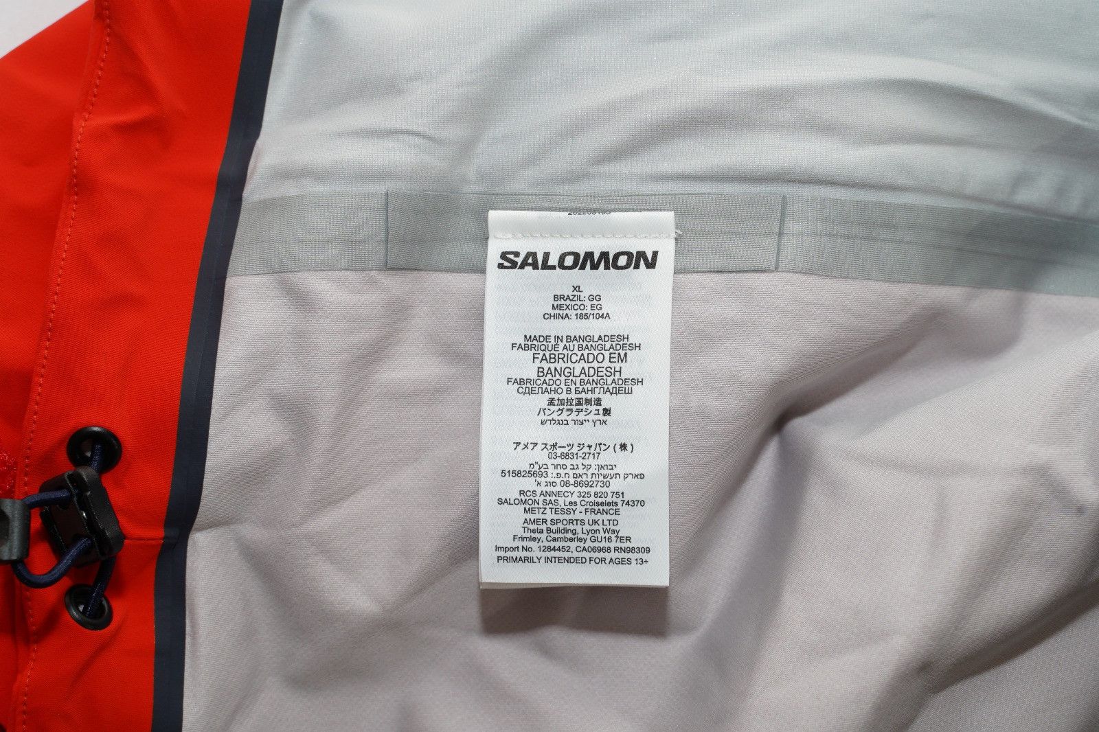 Salomon Veste Stance 3L M Night Sky/Roastel - Salomon Tg:L Size US L / EU 52-54 / 3 - 10 Thumbnail