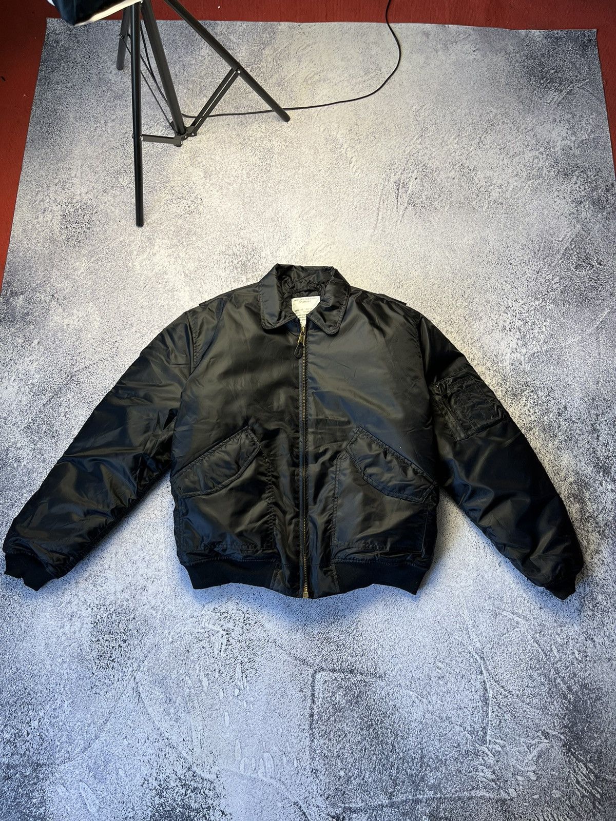 Vintage Vintage black Reversible Bomber Jacket MA1 Size US XXL / EU 58 / 5 - 1 Thumbnail