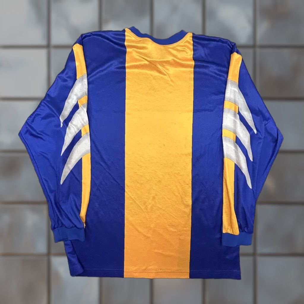 Adidas VINTAGE adidas Goalkeeper Jersey Mens Large Blue Long Sleeve Futbol Soccer 90s Size US L / EU 52-54 / 3 - 1 Thumbnail