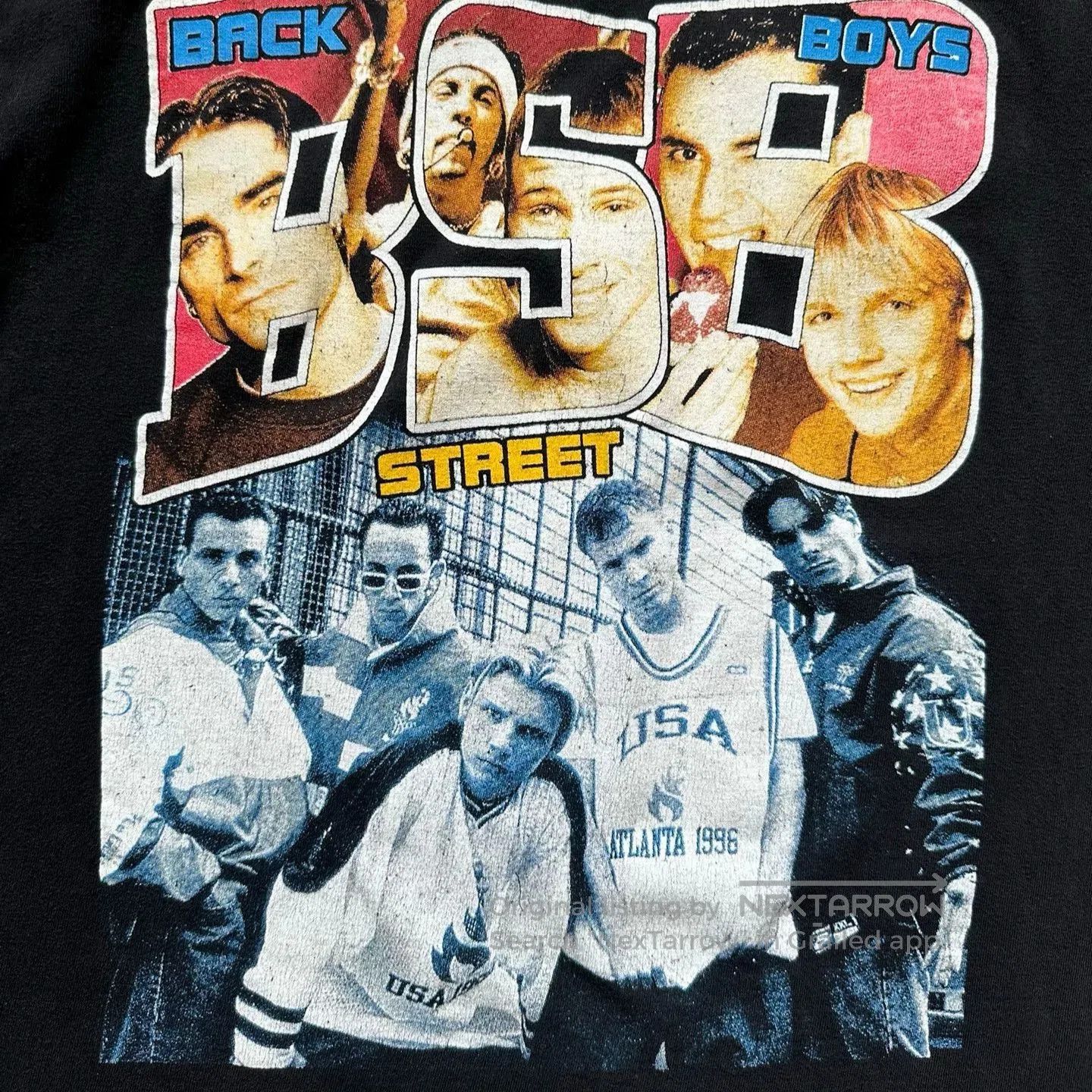 Vintage Vintage 90s Back Street Boys Tee. Size US M / EU 48-50 / 2 - 6 Thumbnail