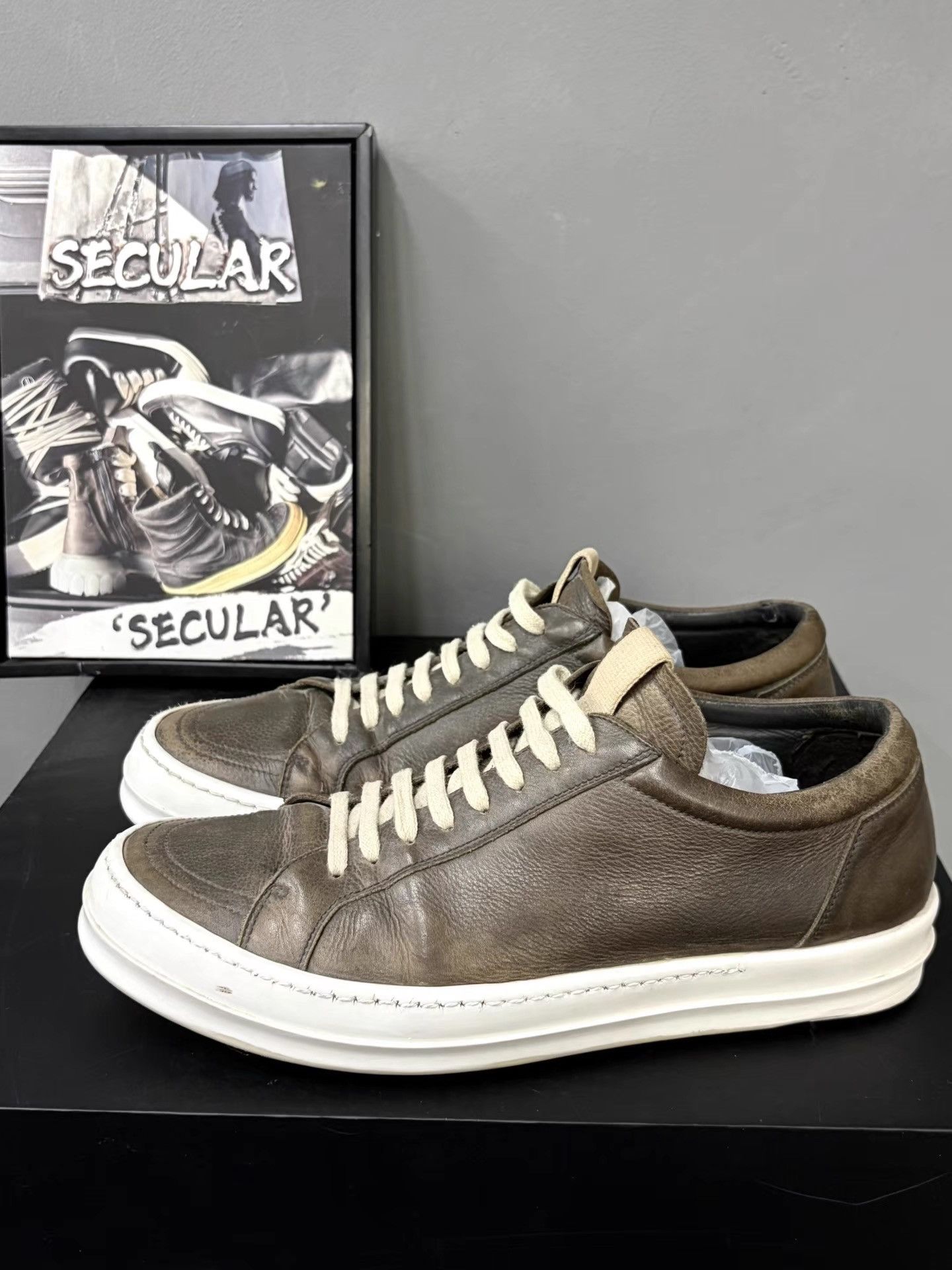Rick Owens Rick Owens Mainline 20FW Original Jumbo Vans K34 Size US 10 / EU 43 - 2 Thumbnail