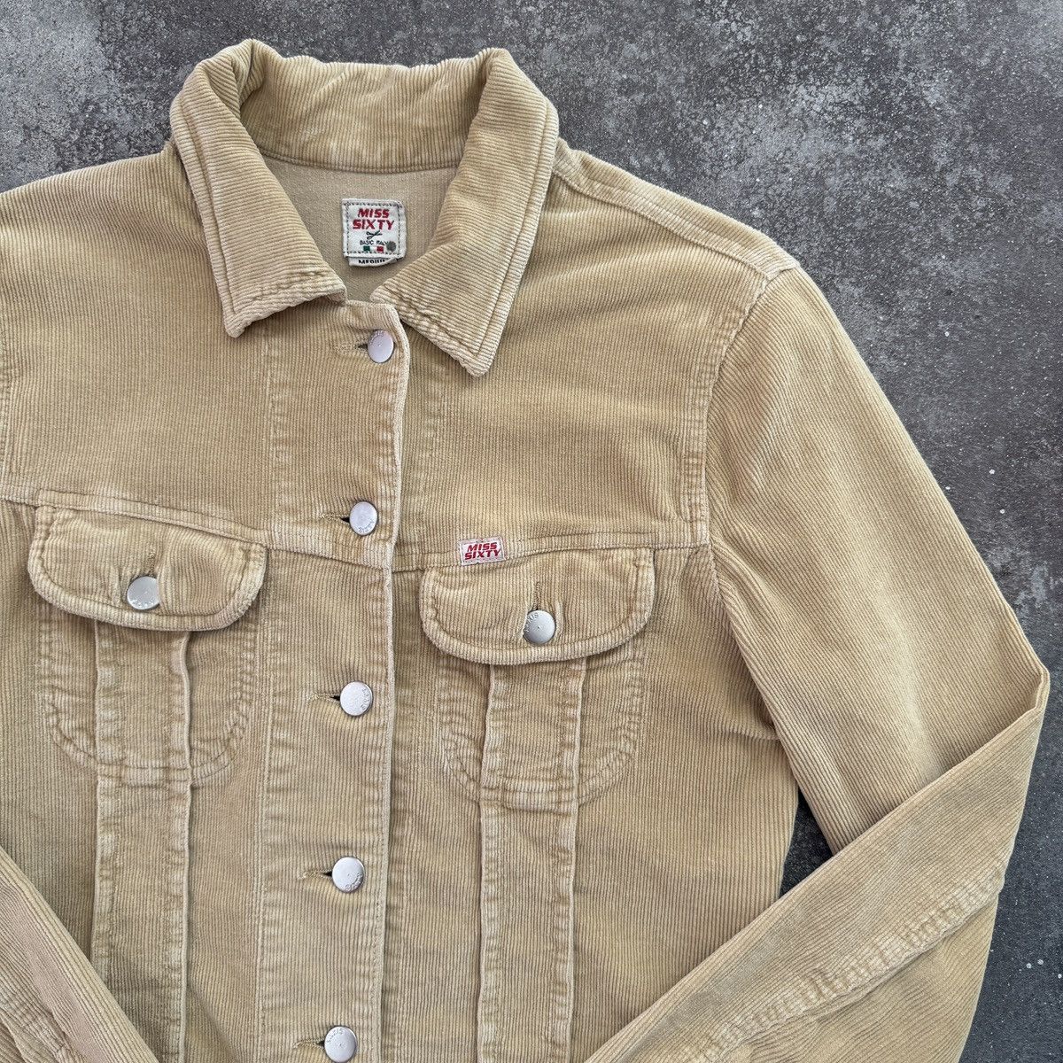 Miss Sixty Miss Sixty 2000’s Vintage Y2K Corduroy Jacket Size M / US 6-8 / IT 42-44 - 5 Thumbnail