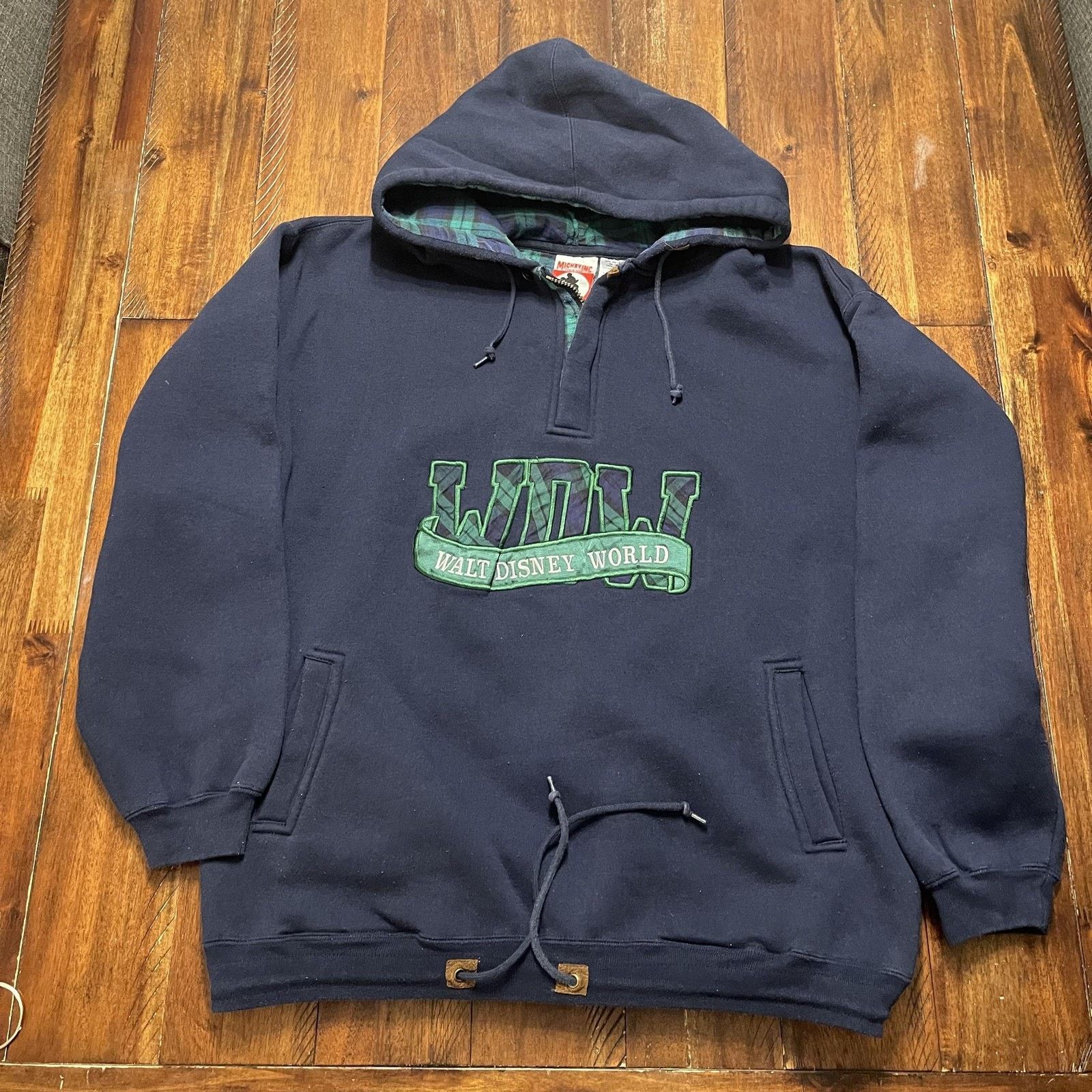 Disney Disney Walt Disney World Hoodie 2XL Lined Hood Zip Pullover Size US XXL / EU 58 / 5 - 2 Thumbnail