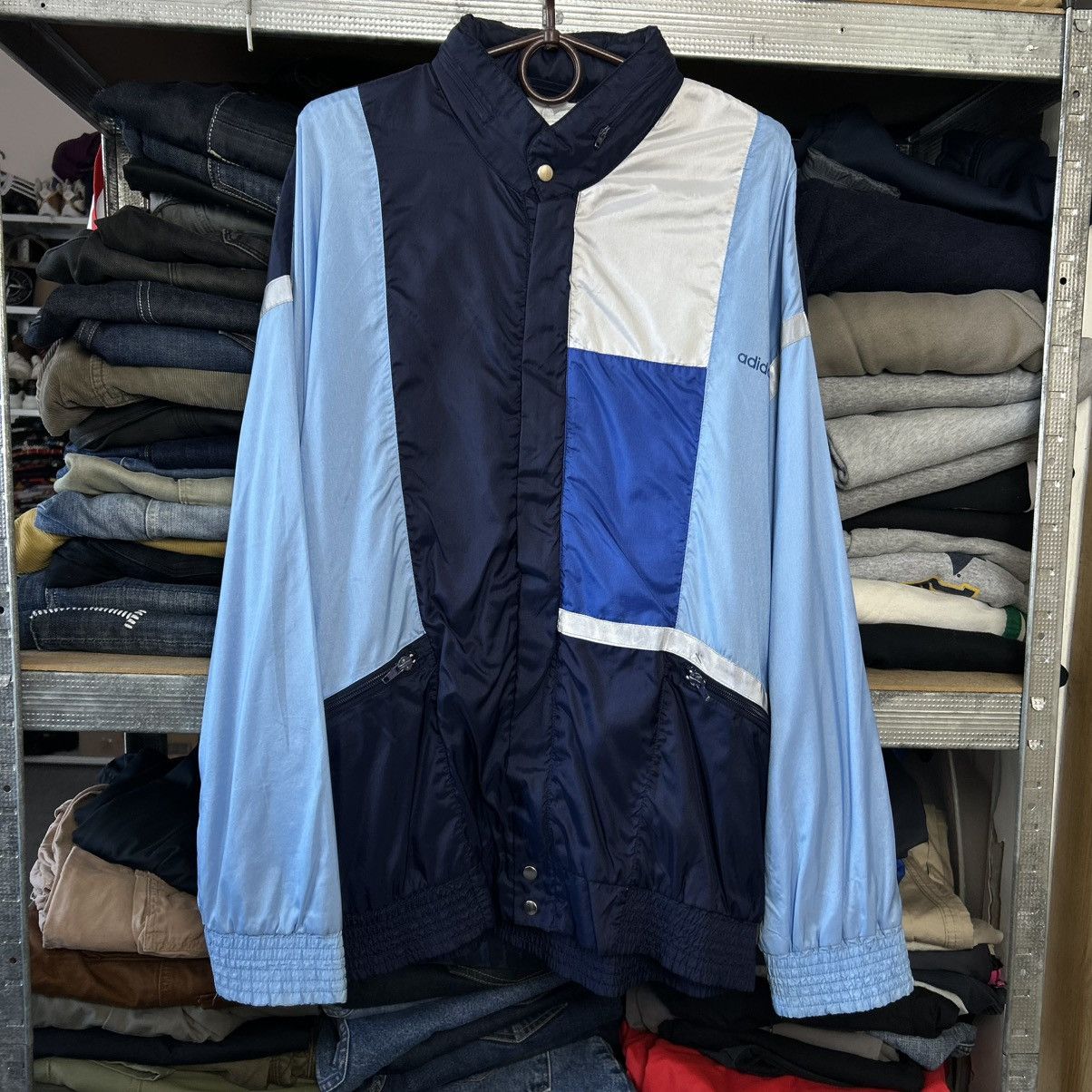 Adidas Vintage Adidas Small Logo 90’s Nylon Streetwear opti jacket Size M / US 6-8 / IT 42-44 - 1 Thumbnail