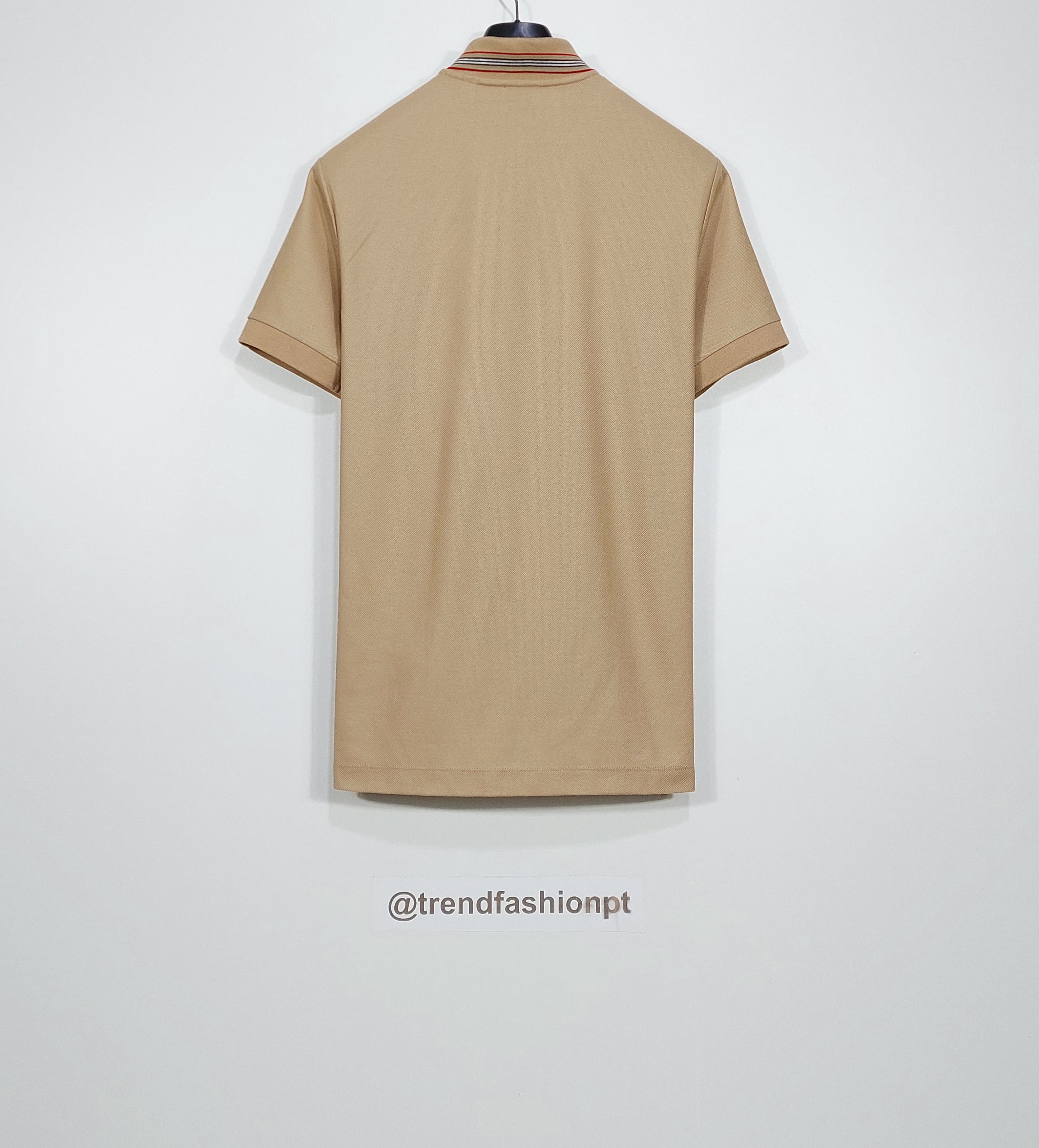 Burberry TB logo stripe polo shirt - beige M Size US M / EU 48-50 / 2 - 9 Thumbnail