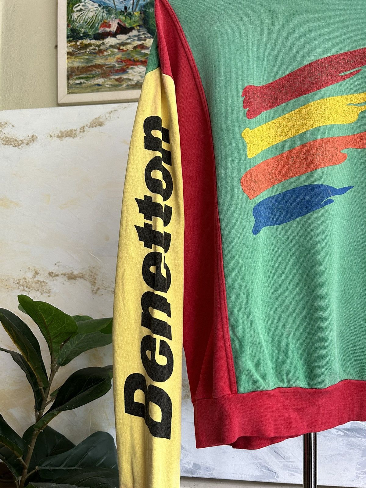 Benetton Vintage Benetton Formula 1 Racing Sweatshirt Size US L / EU 52-54 / 3 - 3 Thumbnail