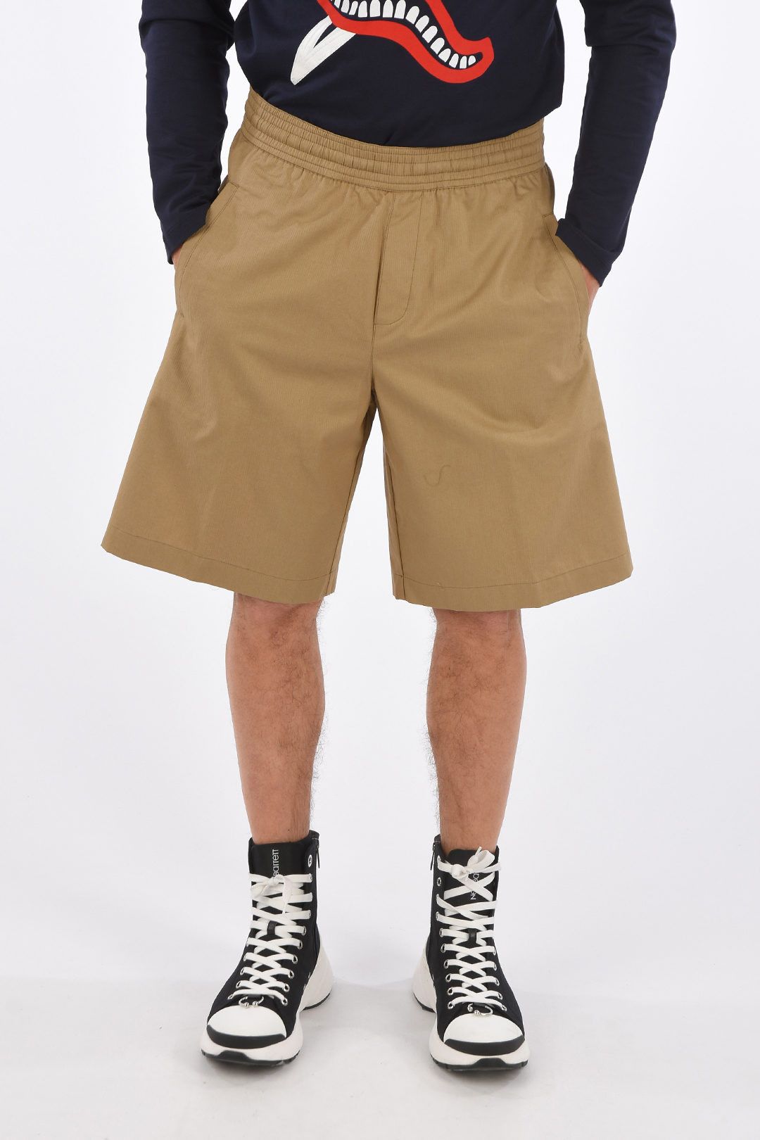 image of Neil Barrett Og1Mm1223 Short In Beige, Men's (Size 28)