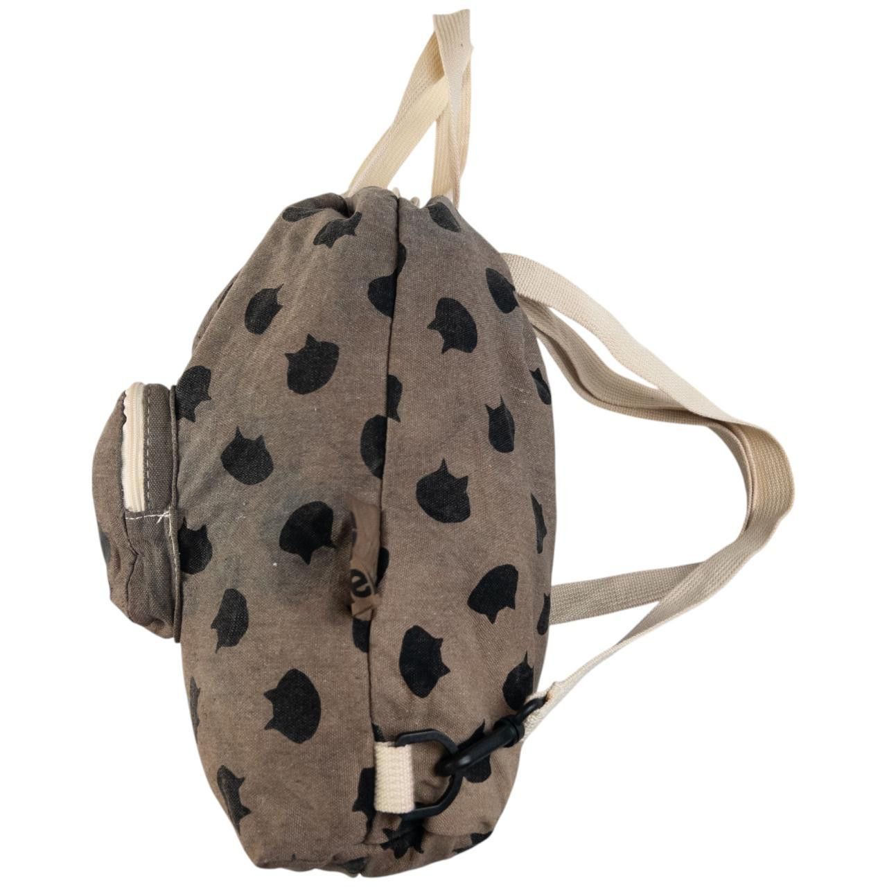 Issey Miyake × Ne-Net Vintage Ne-Net By Issey Miyake Cat Drawstring Backpack Size ONE SIZE - 3 Thumbnail