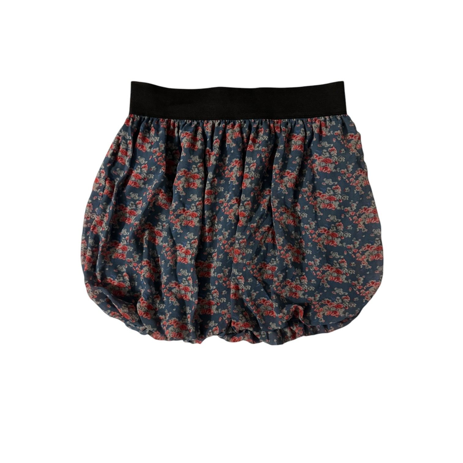 Forever 21 XXI Vintage Forever 21 Women’s Blue Red Floral Mini Skirt MD Size 28" / US 6 / IT 42 - 1 Thumbnail